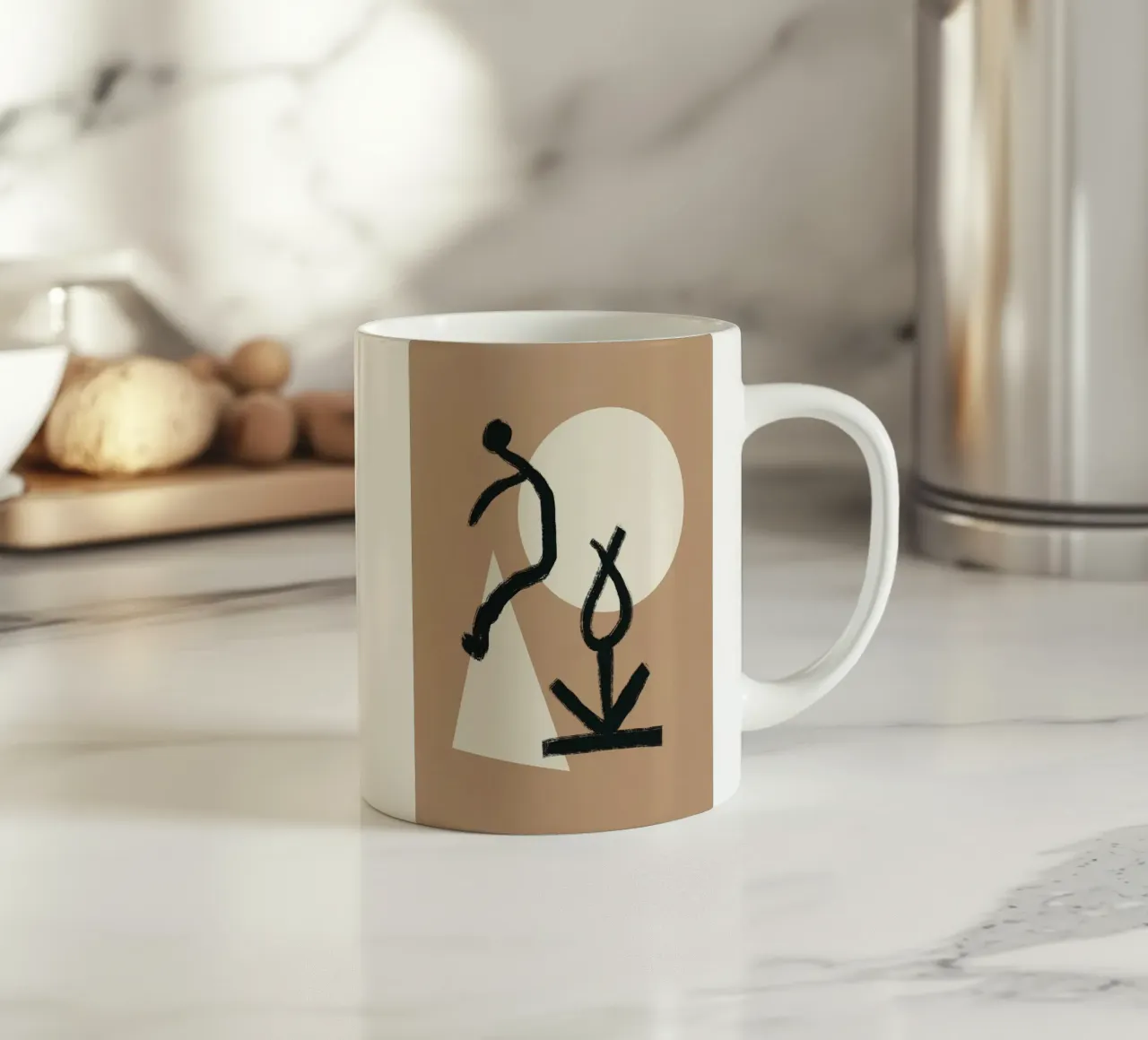 Totem 04 tazza in ceramica da Little Dean
