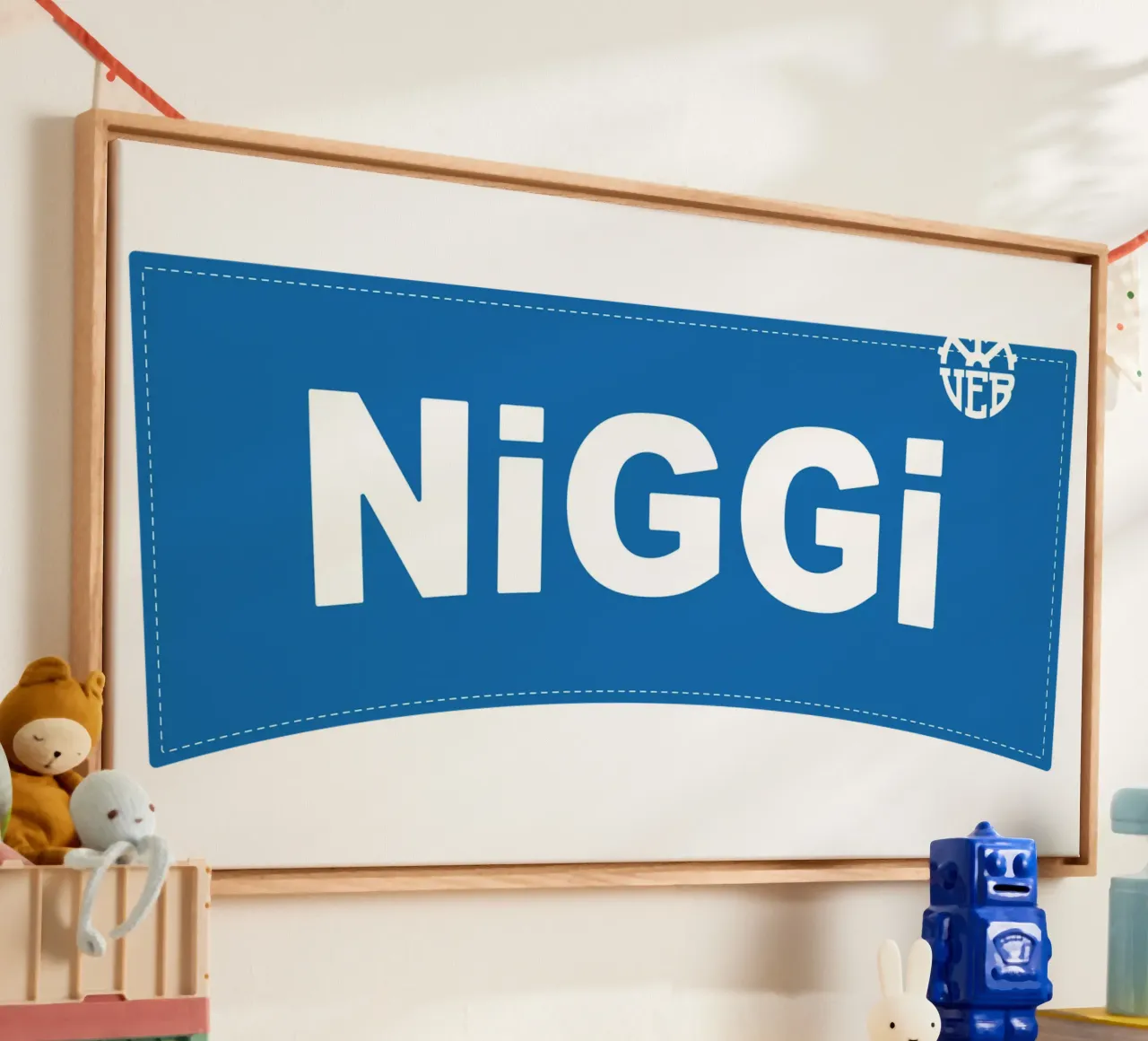 Niggi des VEB toile de DDR DESIGN