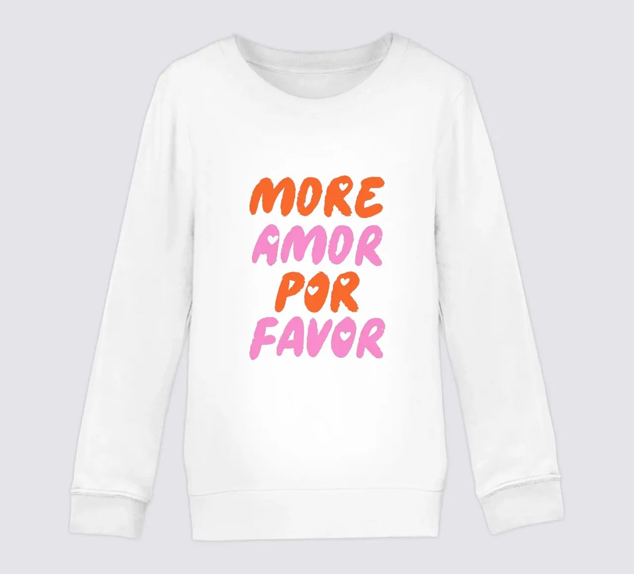 Più amore per favore felpa bambino da dericktype