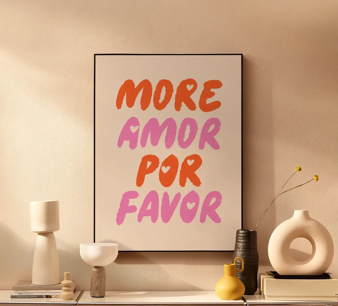 Più amore per favore alluminio dibond da dericktype