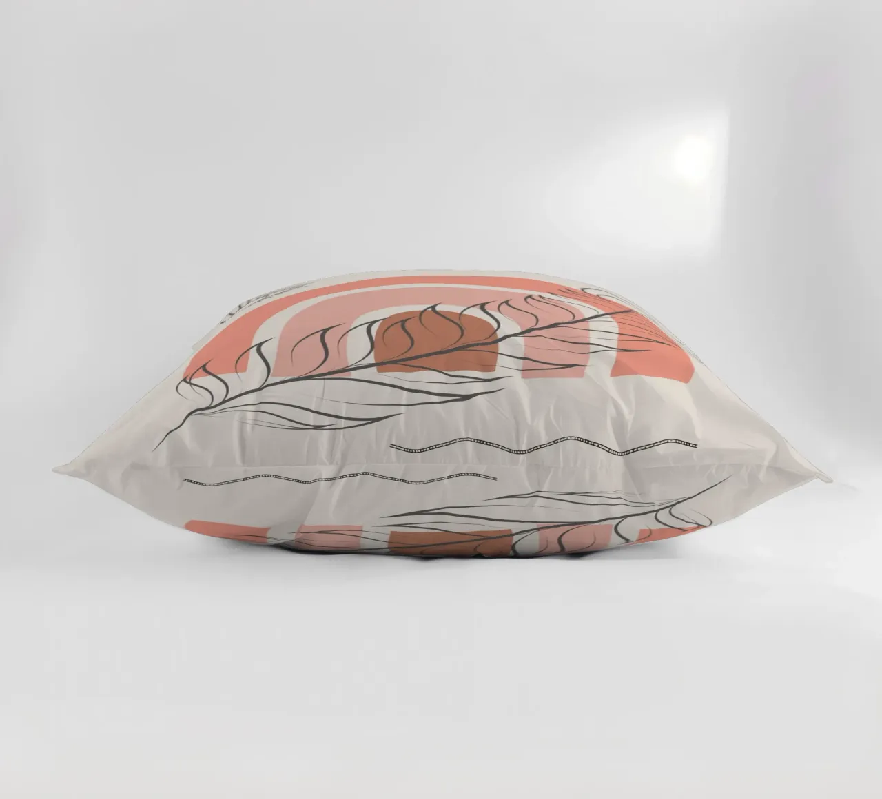 Piuma arcobaleno boho cuscino da Little Dean