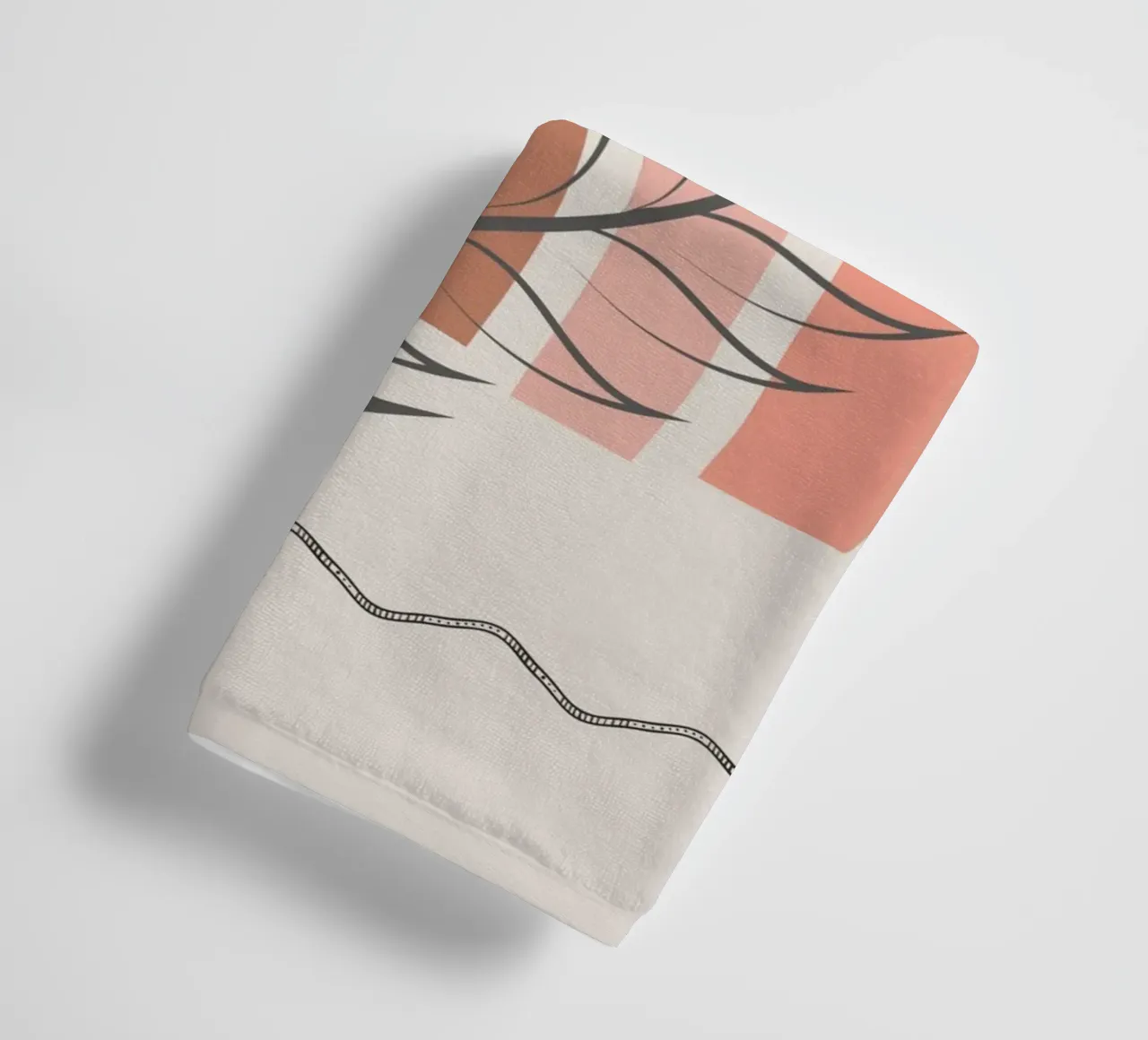 Piuma arcobaleno boho asciugamano da bagno da Little Dean