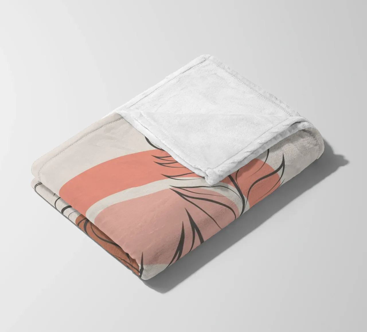 Piuma arcobaleno boho coperta in pile da Little Dean