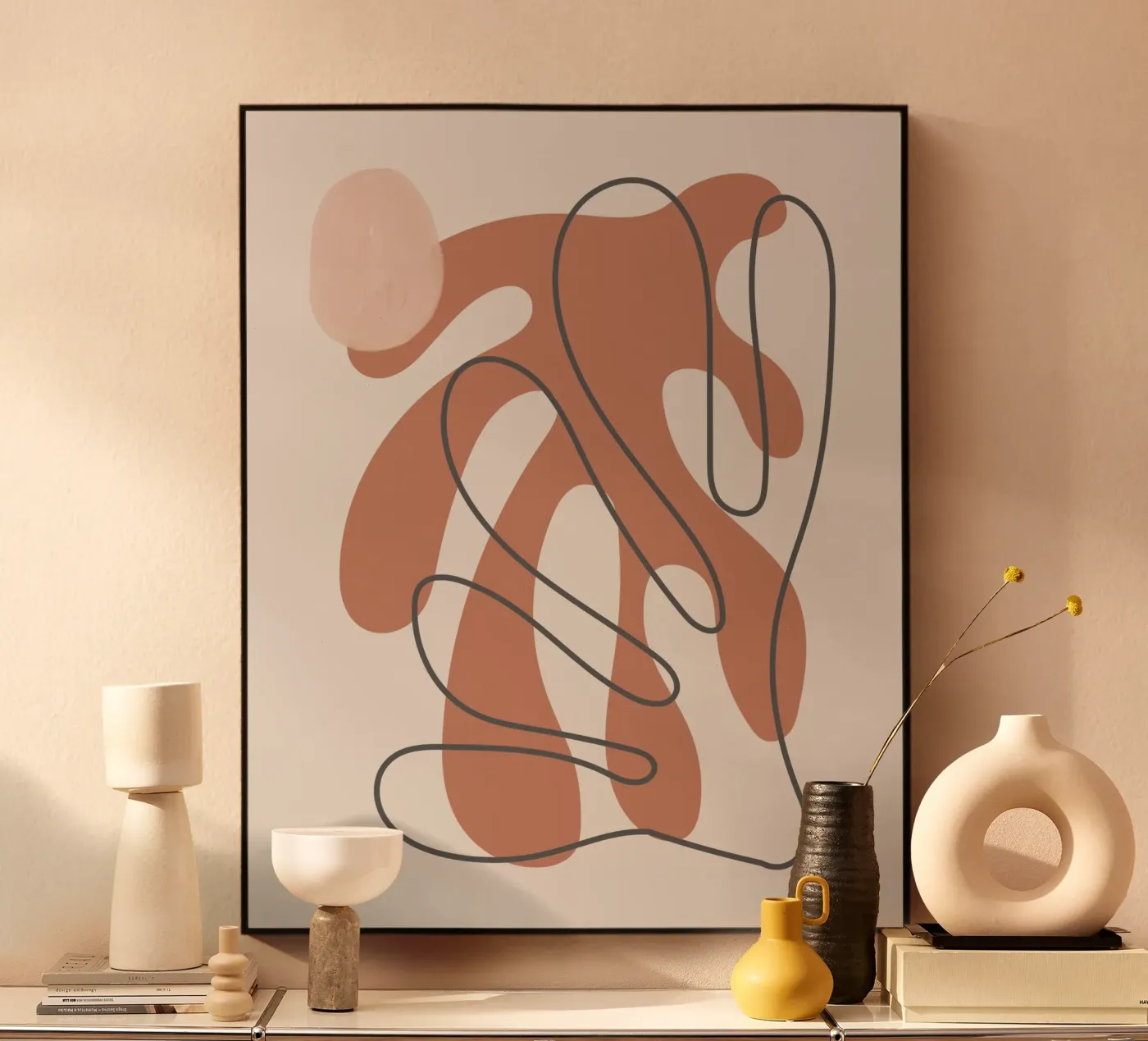 Boho coral plexiglas de Little Dean