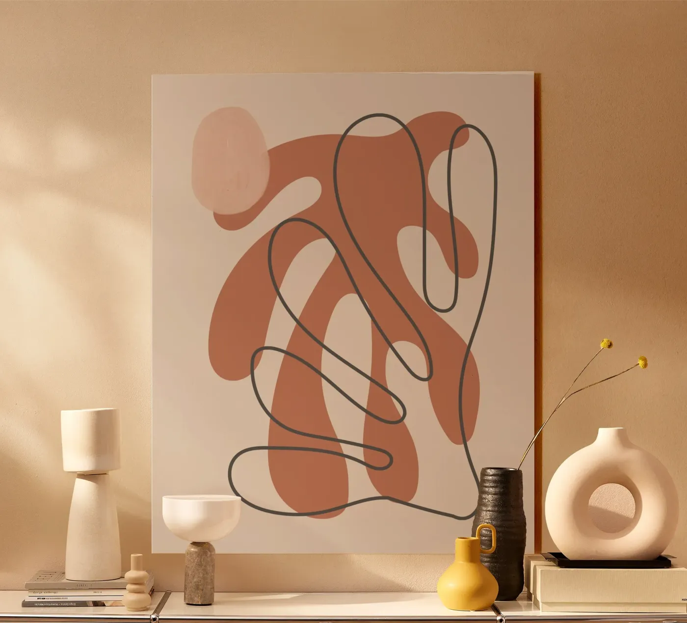 Boho coral plexiglas de Little Dean