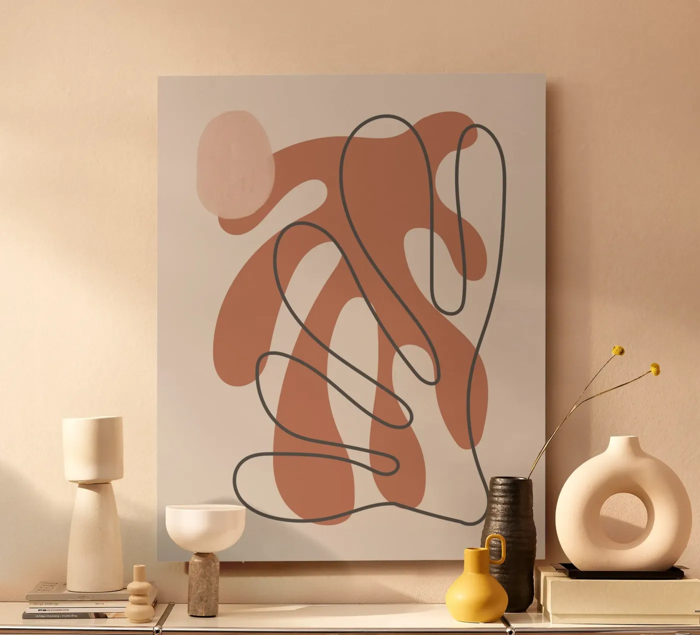 Corallo Boho pannello forex da Little Dean