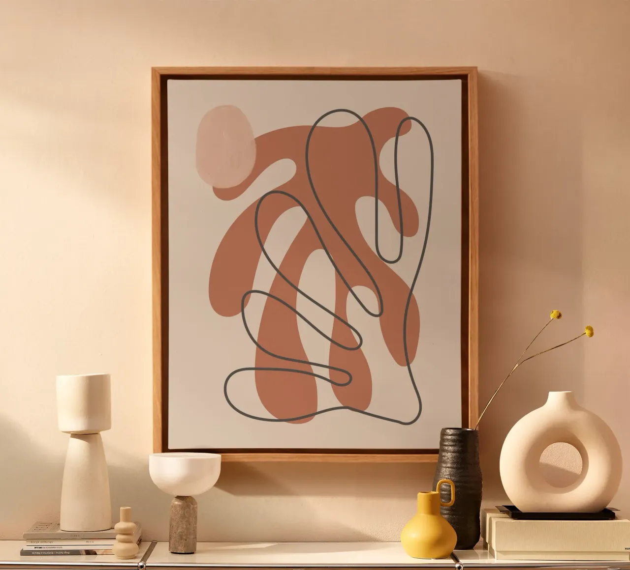 Corallo Boho tela da Little Dean