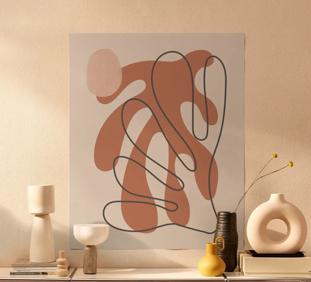 Corallo Boho poster da Little Dean