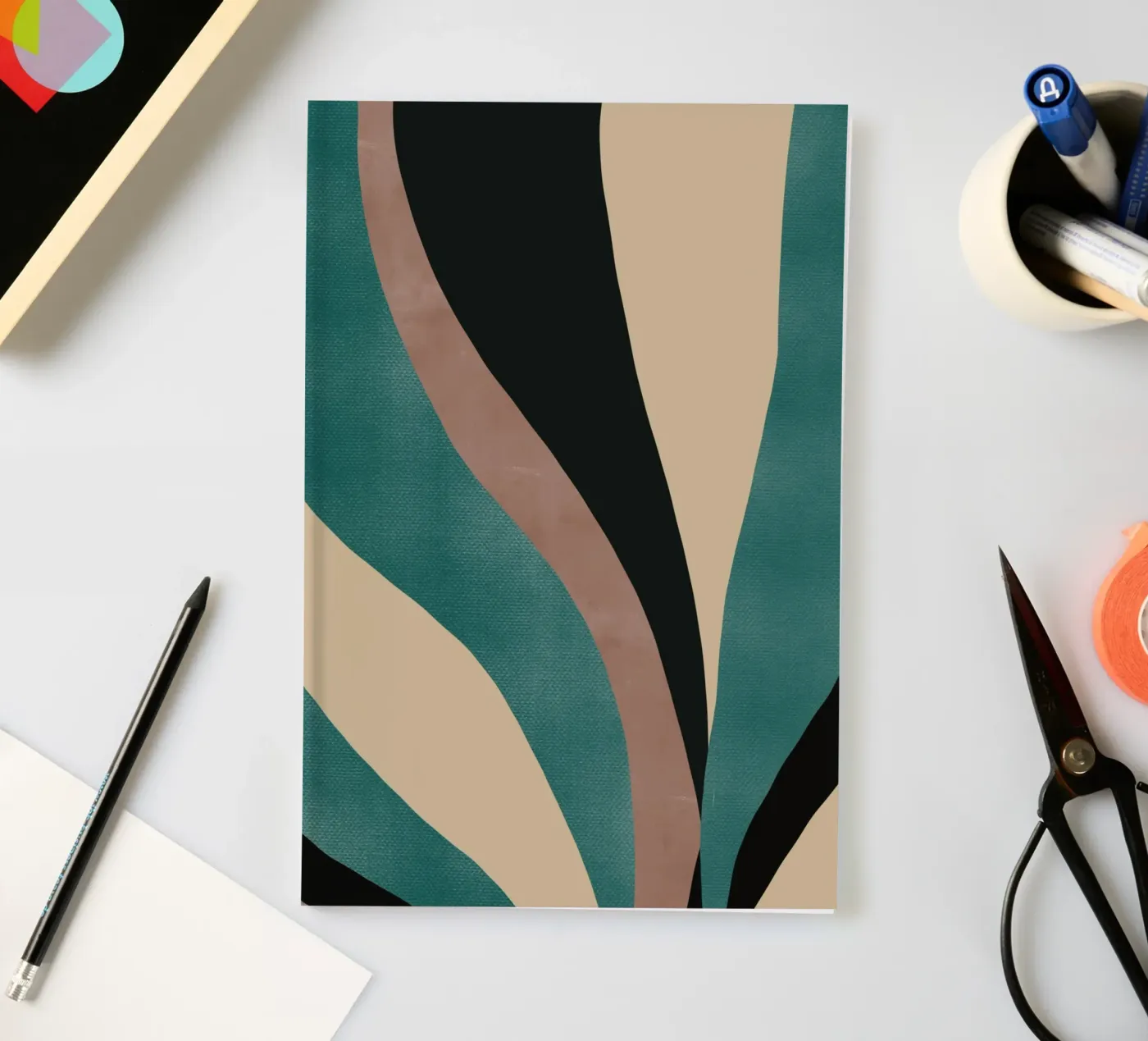 Macro leaf notebook by Little Dean