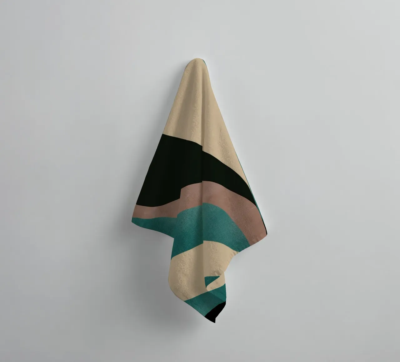 Macro blad badhanddoek van Little Dean