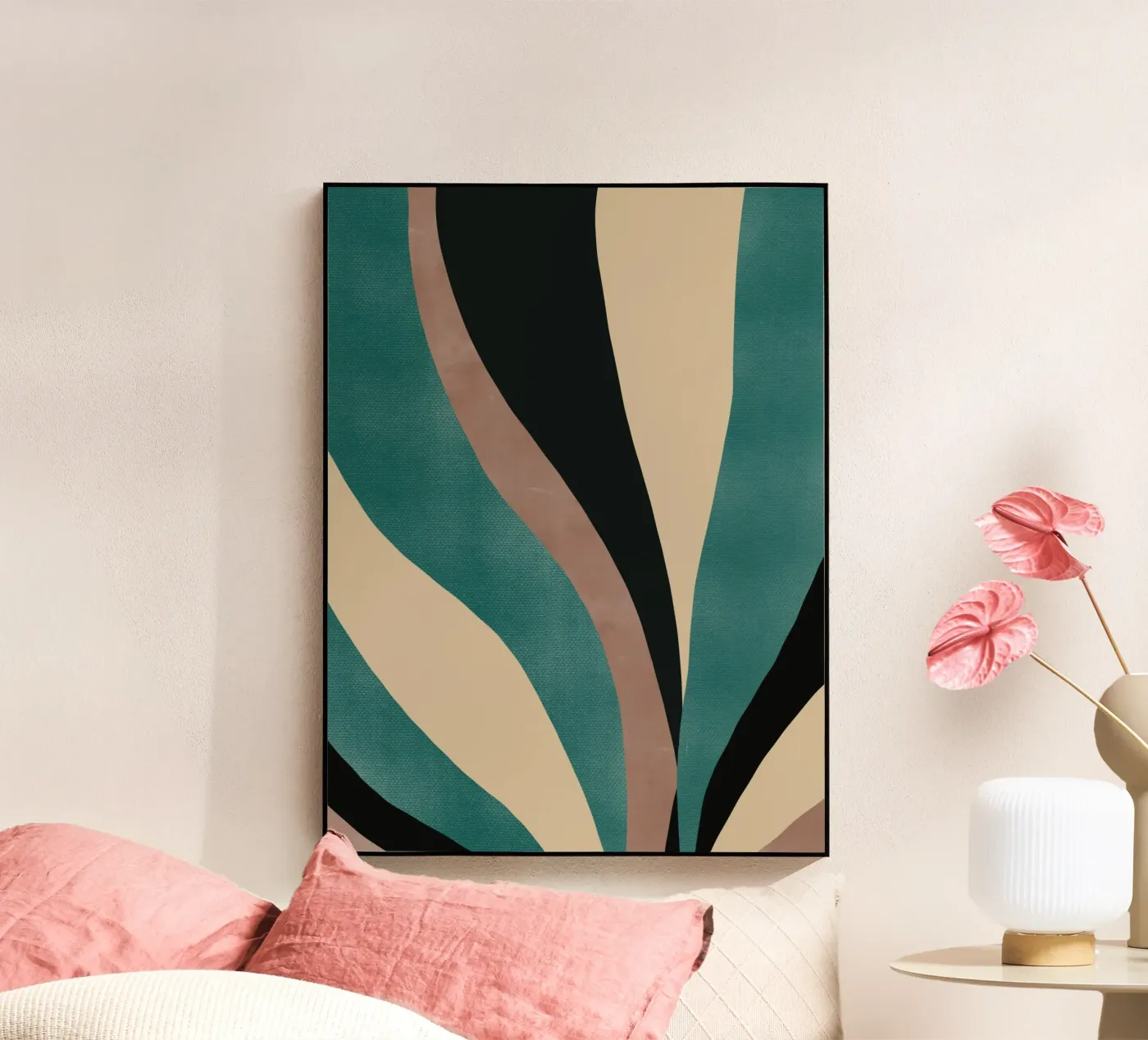 Makro-Blatt Acryl-Glas von Little Dean