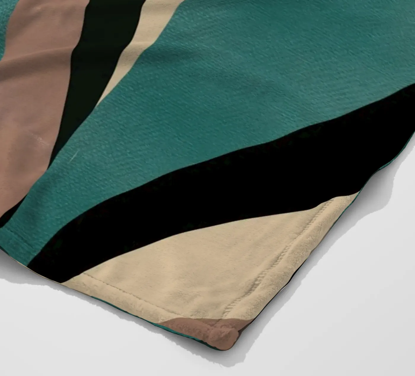 Feuille macro plaid polaire de Little Dean