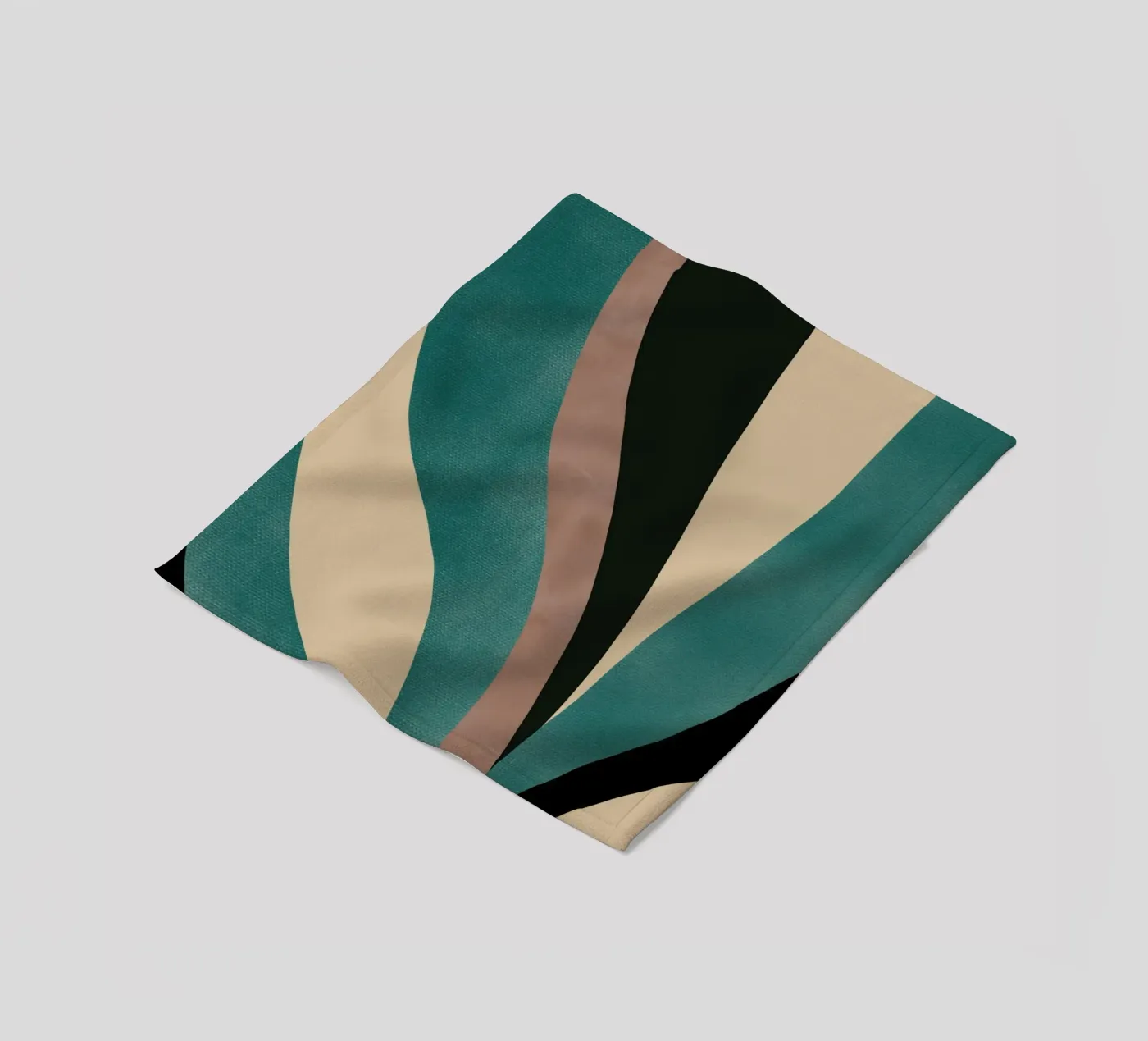 Feuille macro plaid polaire de Little Dean