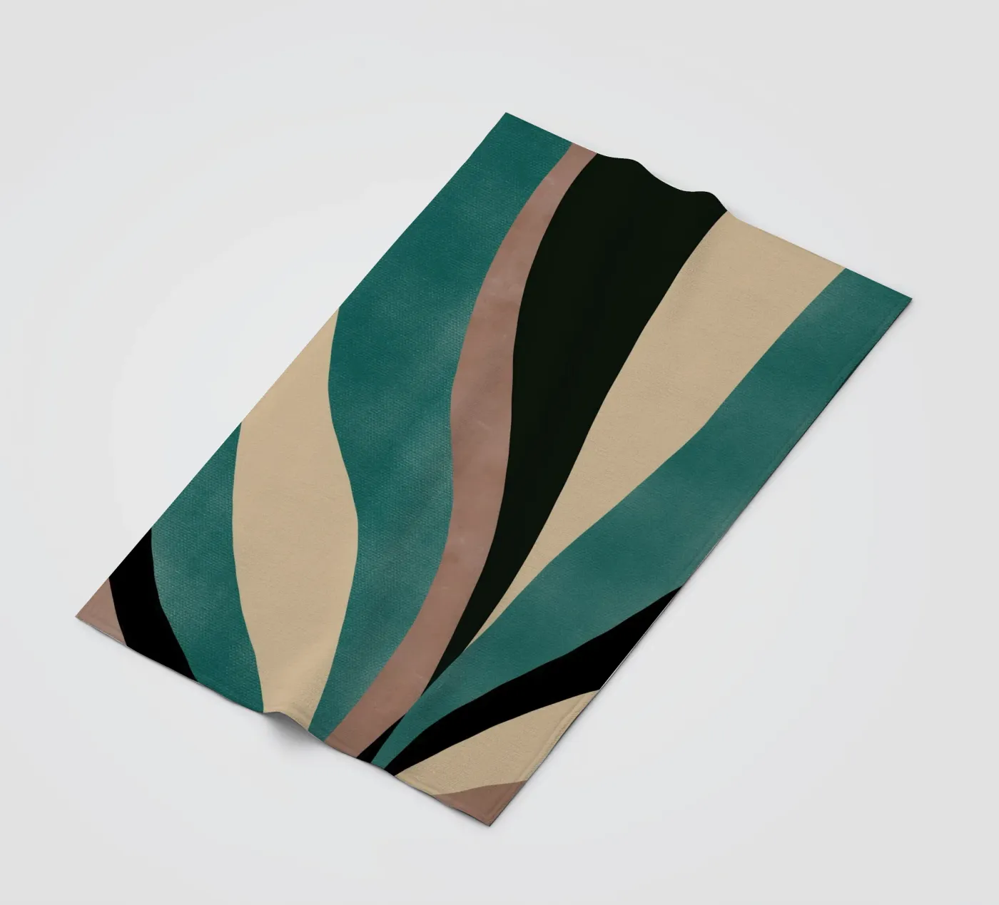 Feuille macro plaid polaire de Little Dean