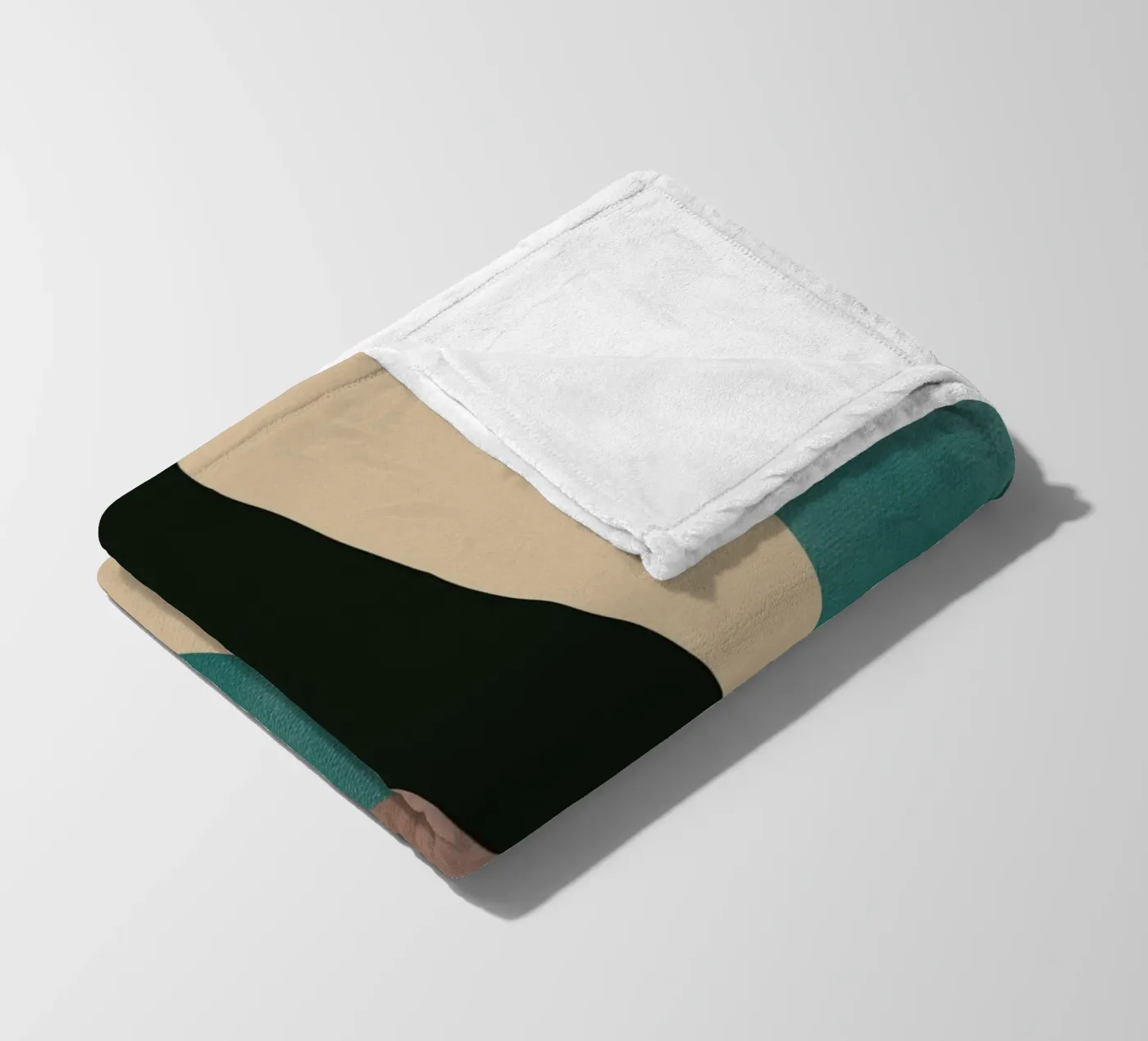 Feuille macro plaid polaire de Little Dean