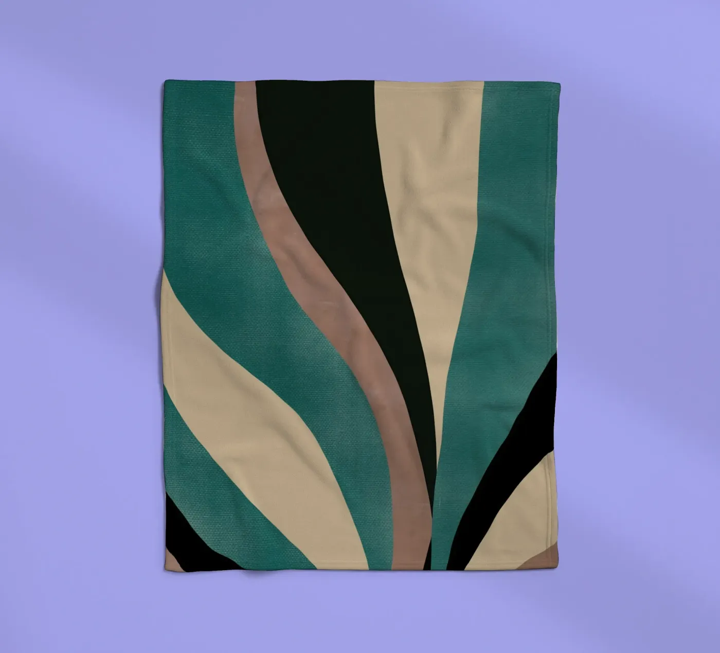 Feuille macro plaid polaire de Little Dean