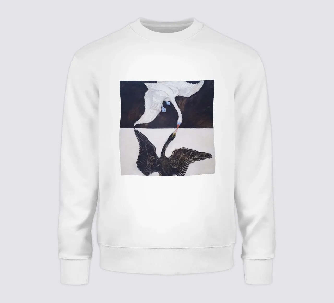 Il cigno, n. 1 di Hilma af Klint felpa da Classic Art Prints