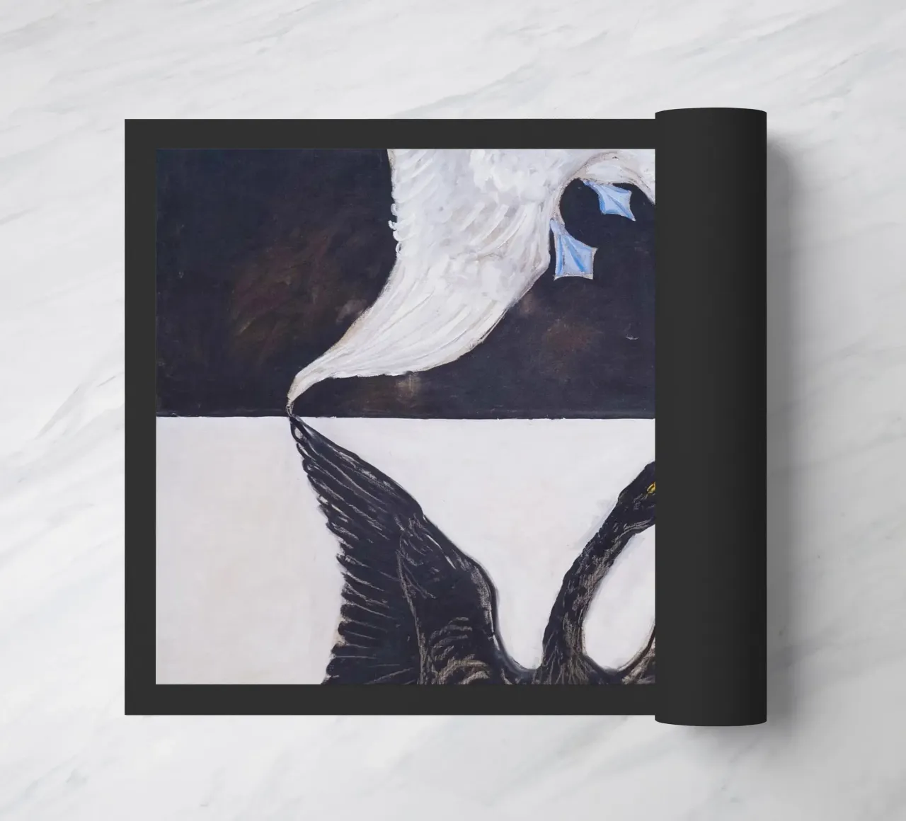 Il cigno, n. 1 di Hilma af Klint zerbino da Classic Art Prints
