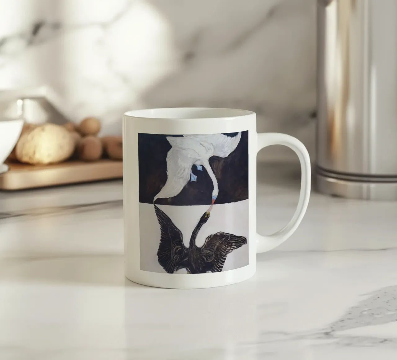 Il cigno, n. 1 di Hilma af Klint tazza in ceramica da Classic Art Prints