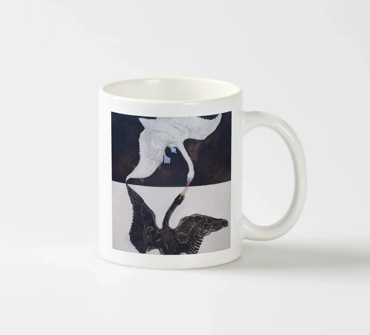 Il cigno, n. 1 di Hilma af Klint tazza in ceramica da Classic Art Prints