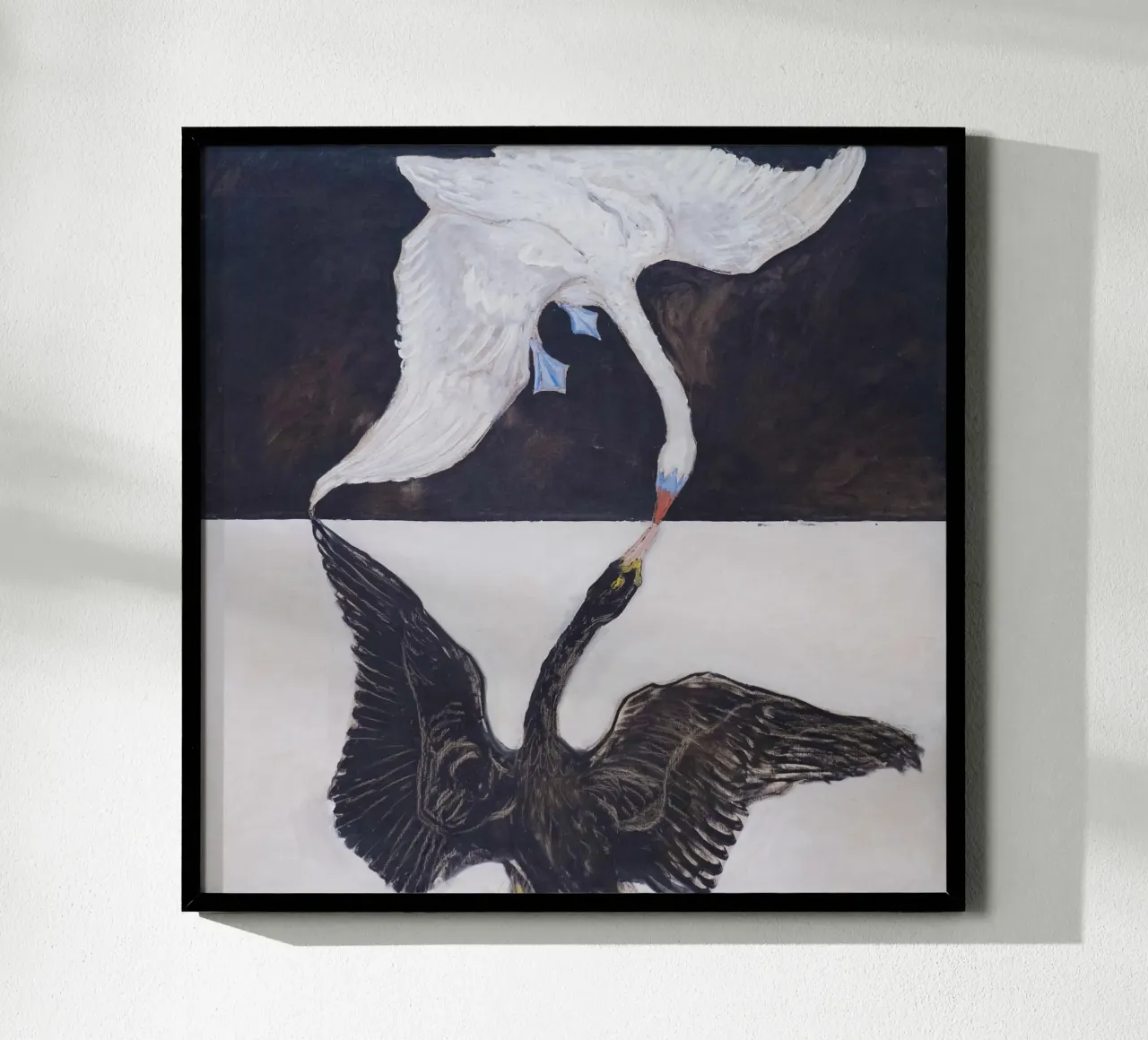 Il cigno, n. 1 di Hilma af Klint poster con telaio in alluminio da Classic Art Prints