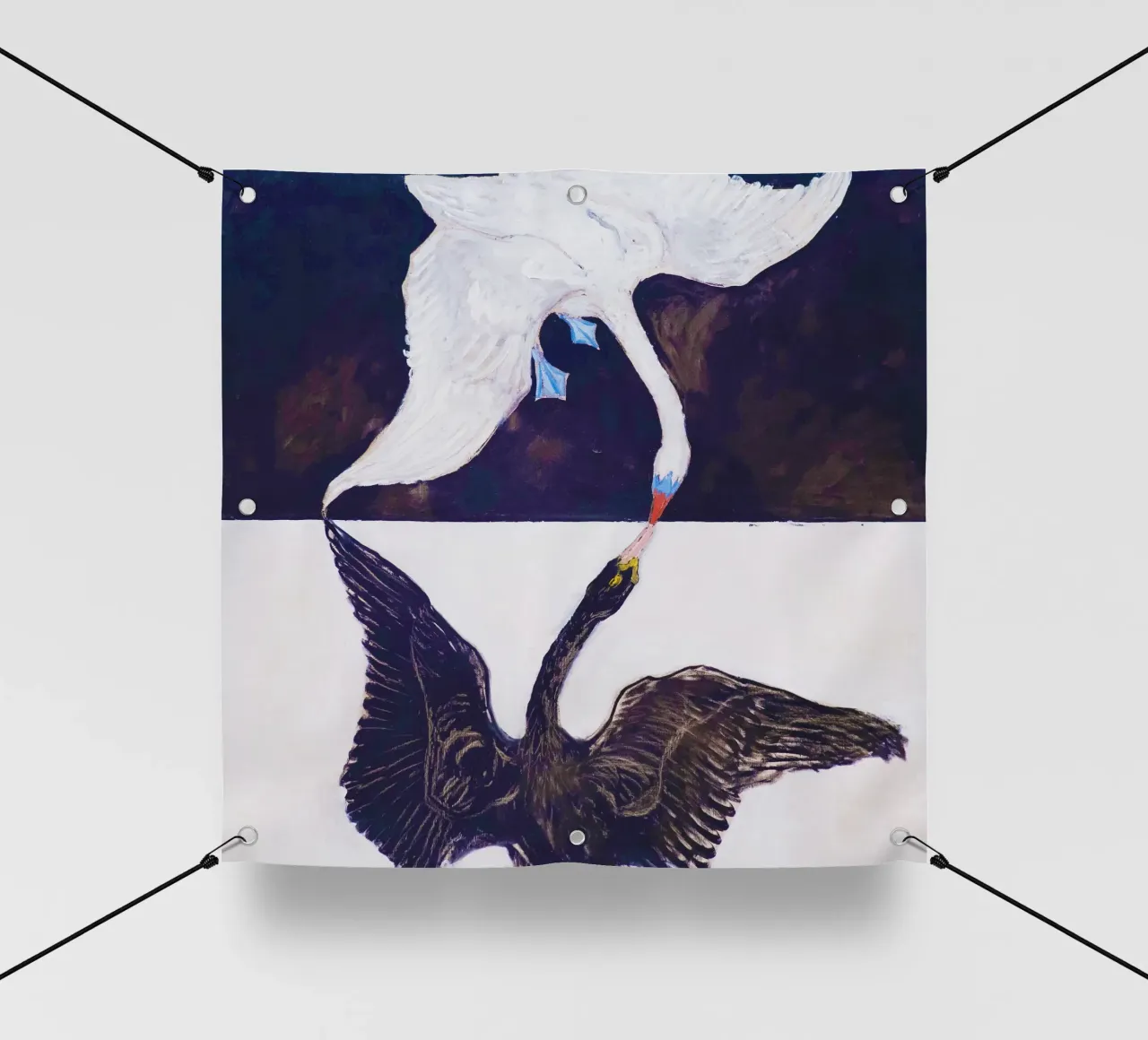 Il cigno, n. 1 (1915) di Hilma af Klint telo in pvc da Venus Art