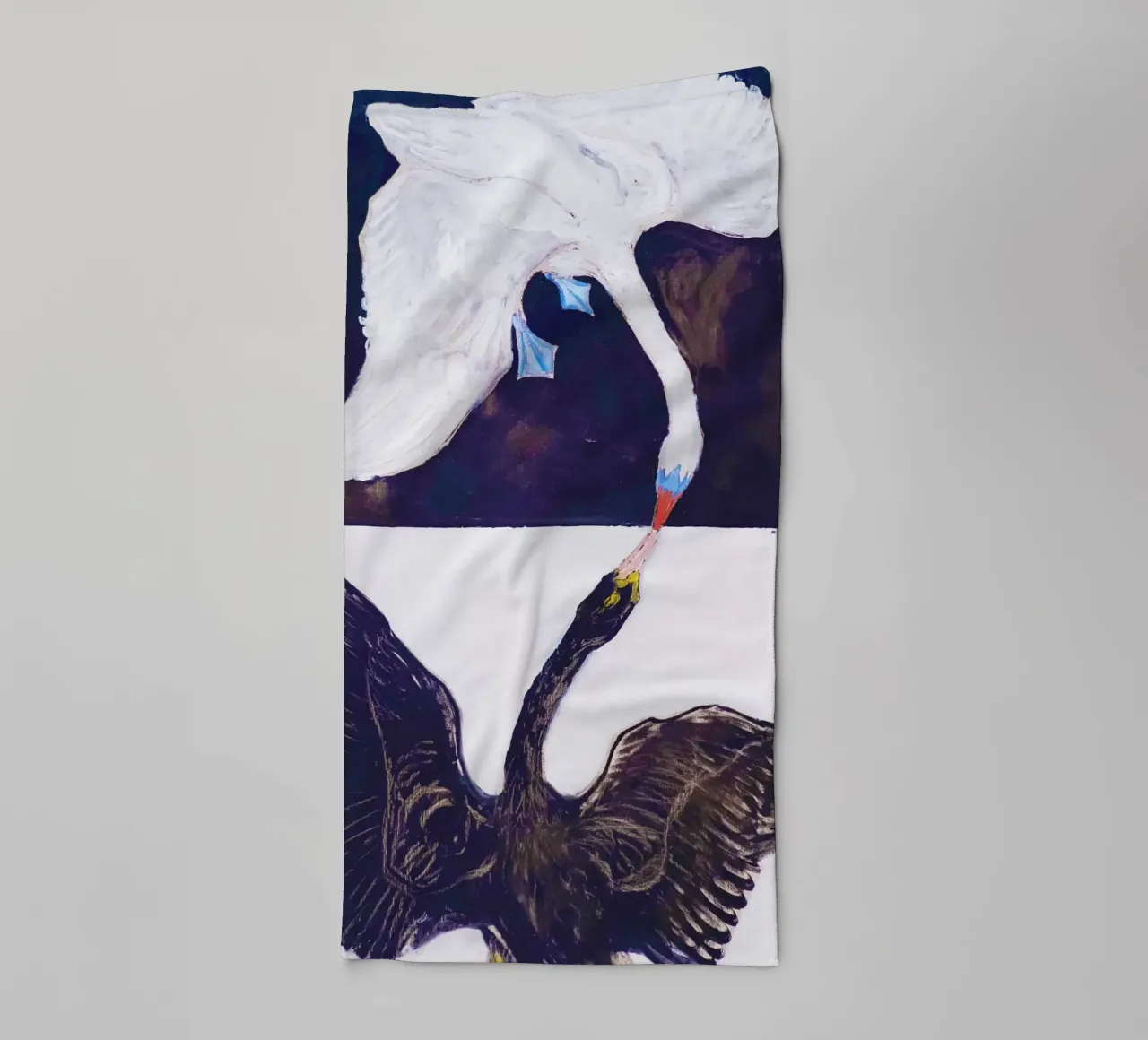 The Swan, No. 1 (1915) by Hilma af Klint towel by Venus Art