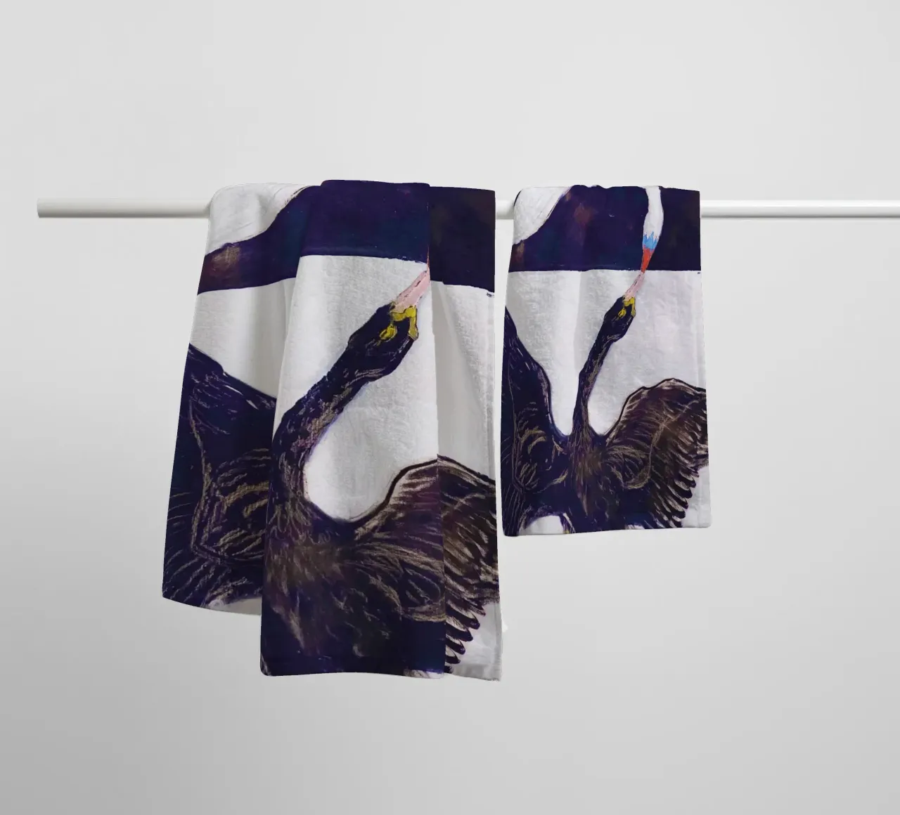 The Swan, No. 1 (1915) by Hilma af Klint towel by Venus Art