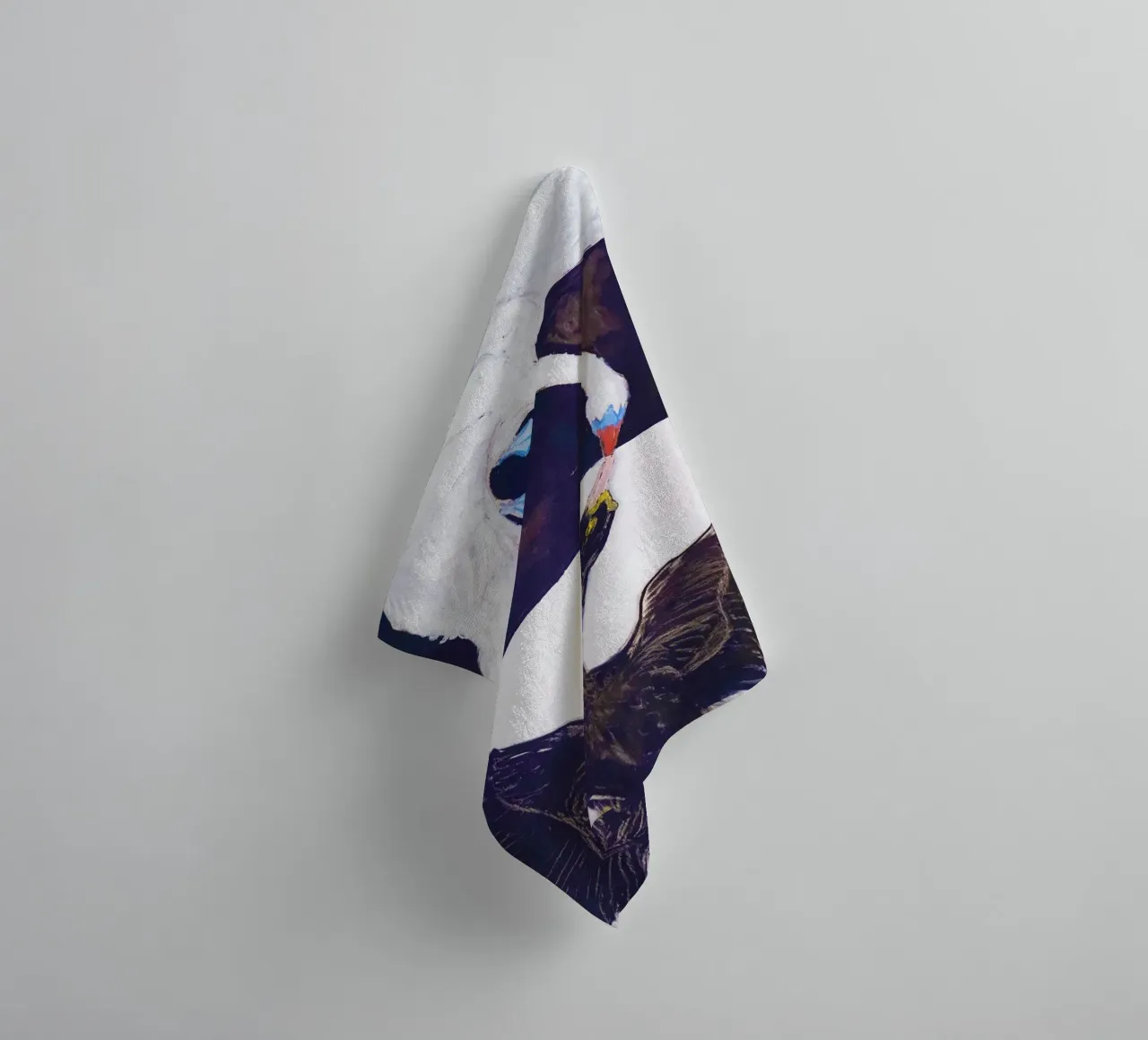 The Swan, No. 1 (1915) by Hilma af Klint towel by Venus Art
