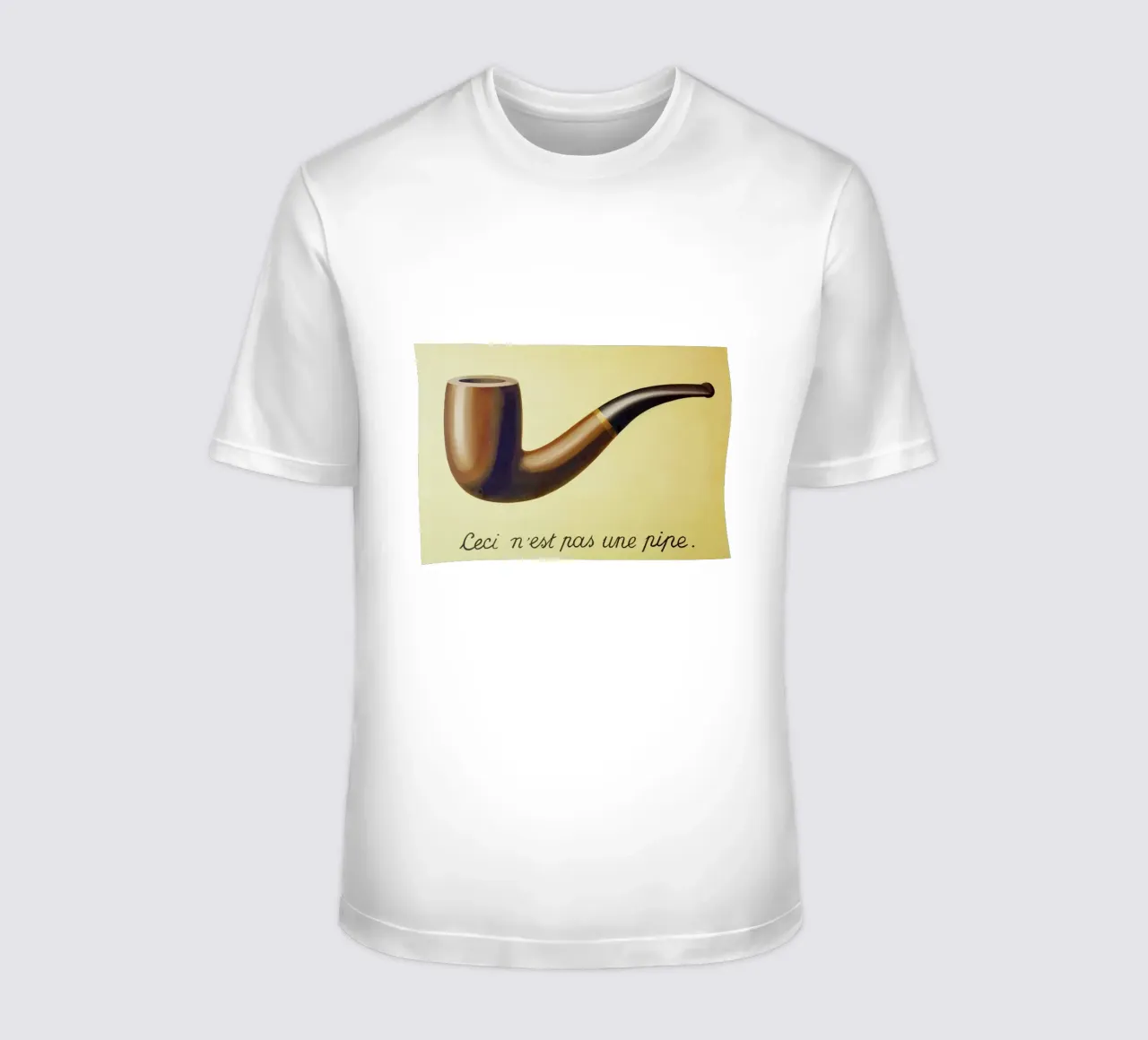 Ceci n'est pas une pipe di René Magritte t-shirt da Classic Art Prints