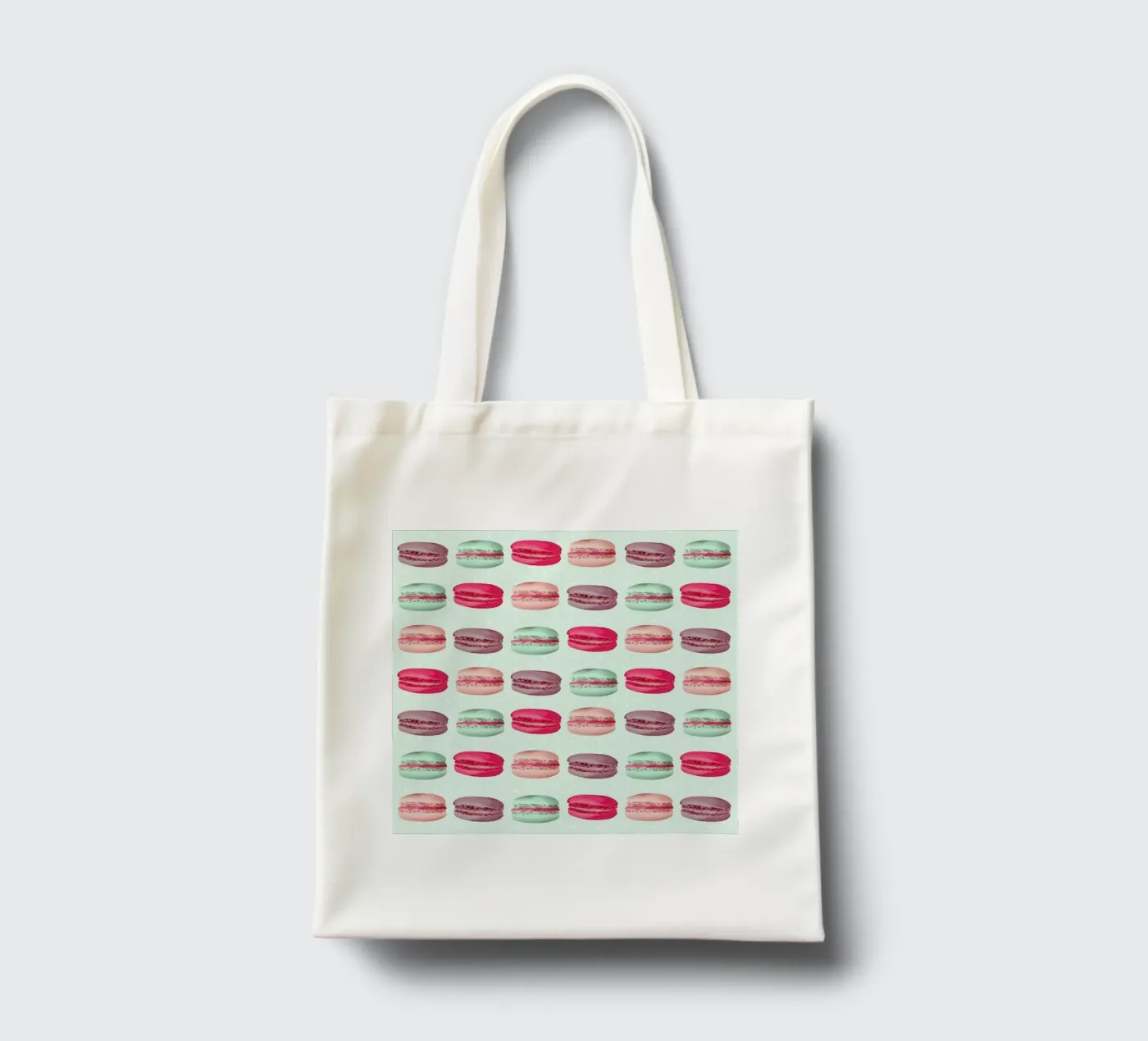 Macarons jute draagtas van youdesignme