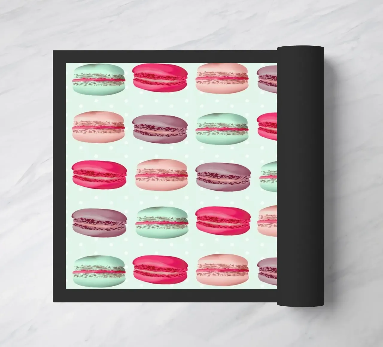 Macarons deurmat van youdesignme
