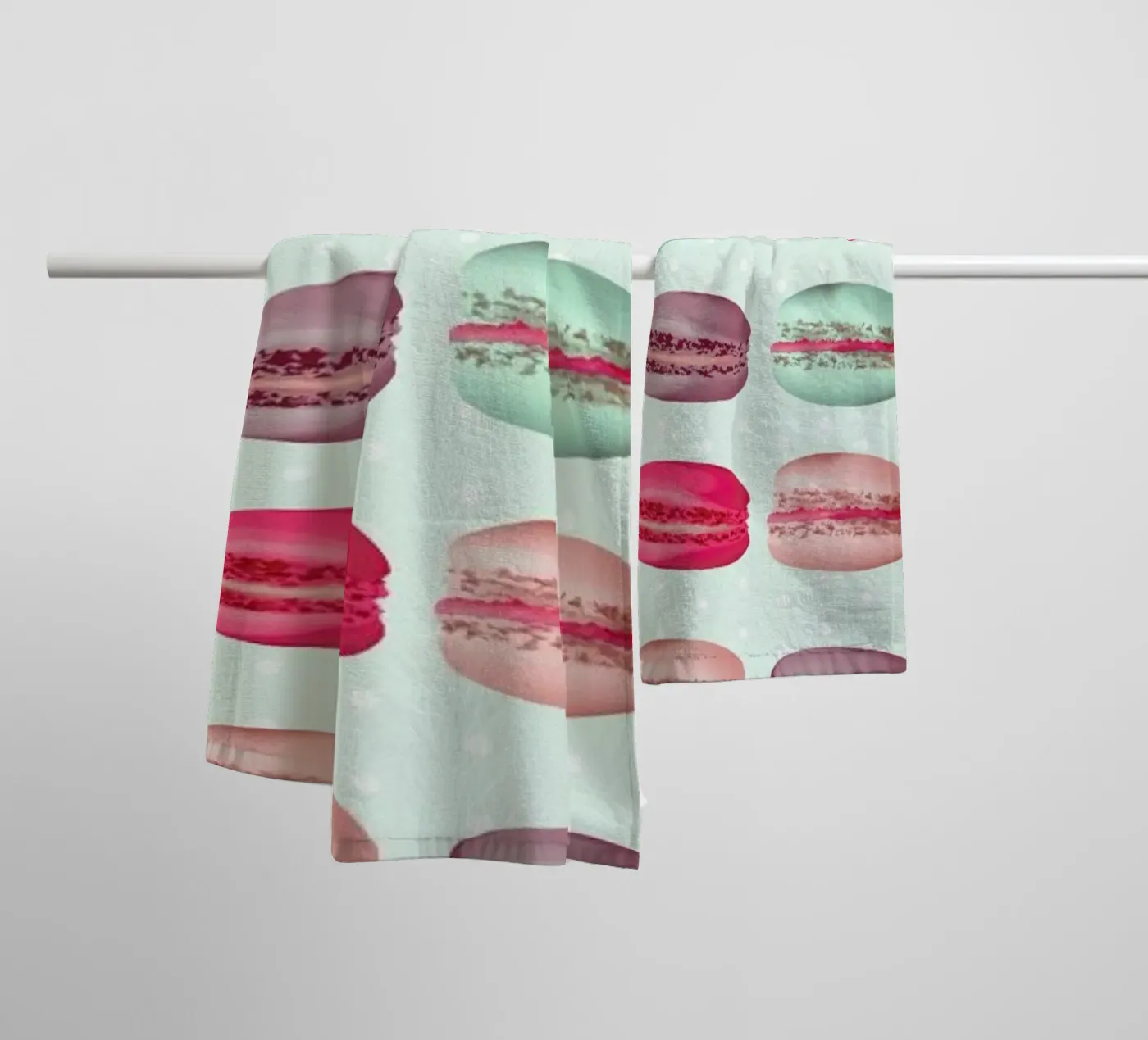Macarons towel by youdesignme