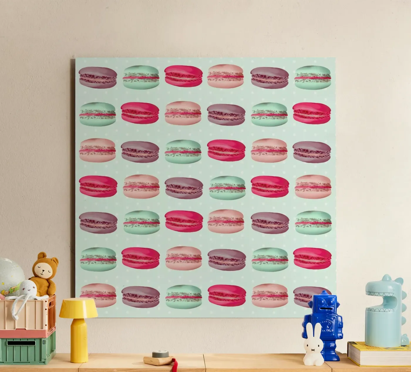 Macarons alluminio dibond da youdesignme