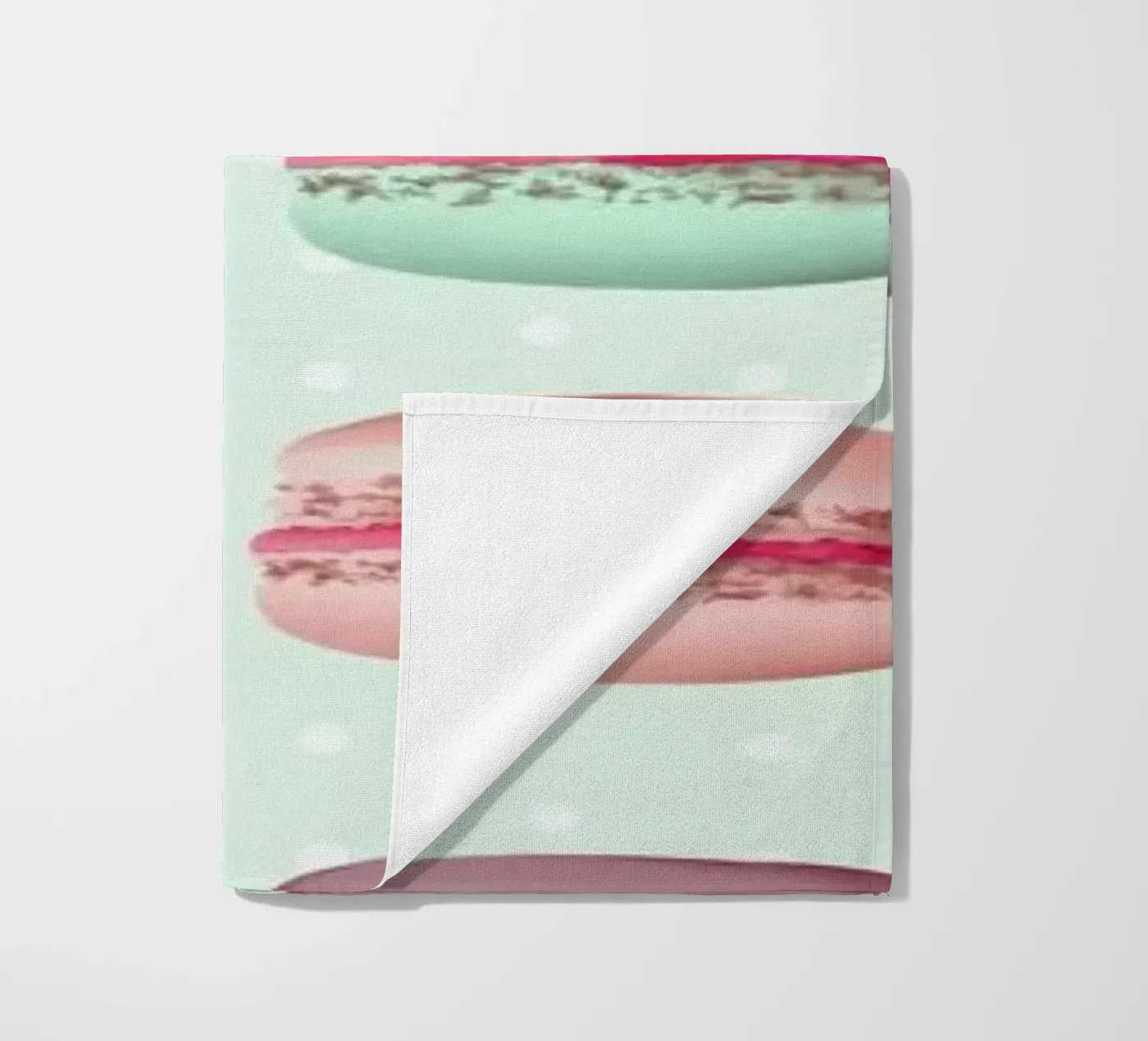 Macarons strandhanddoek van youdesignme