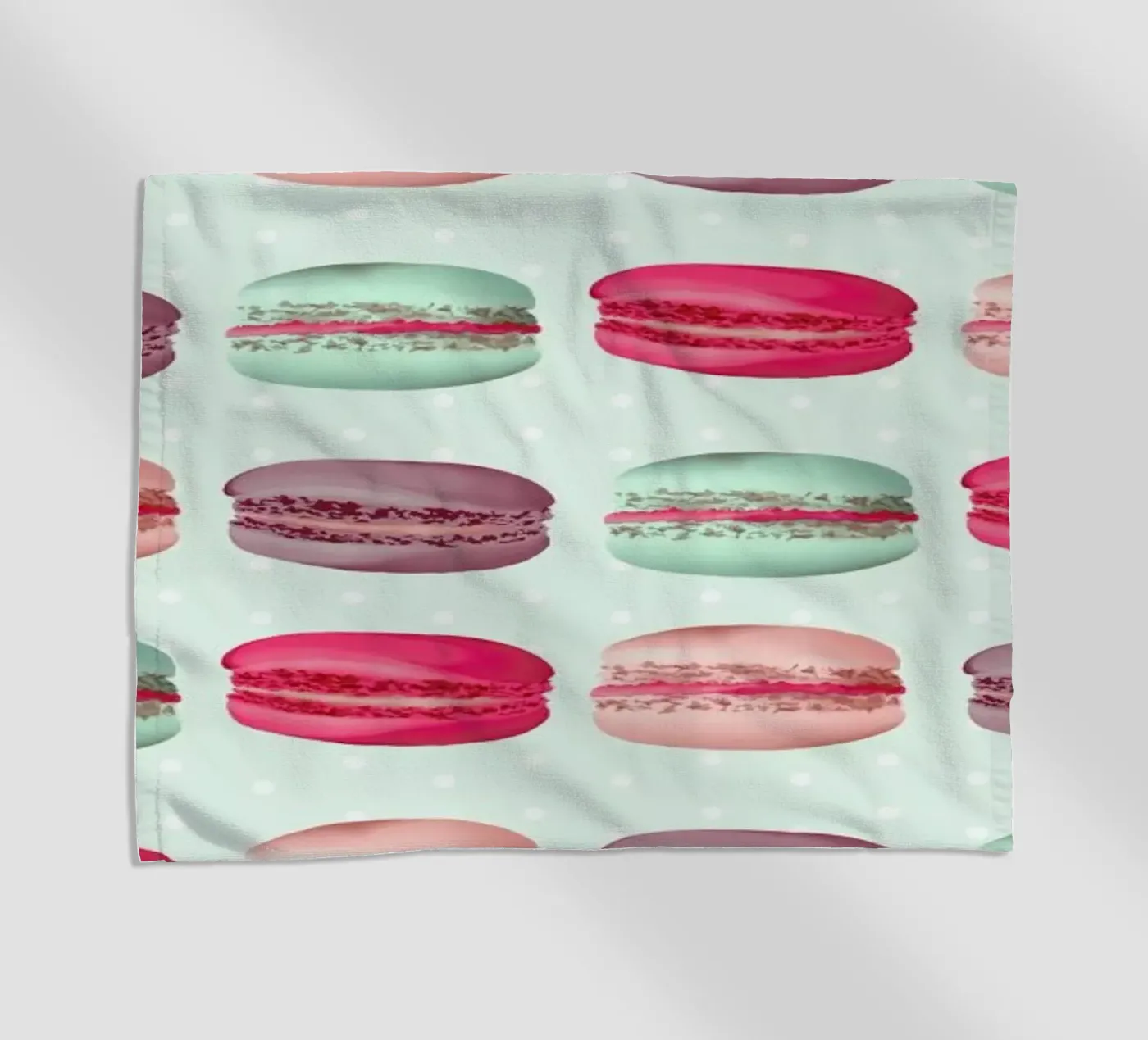 Macarons strandhanddoek van youdesignme