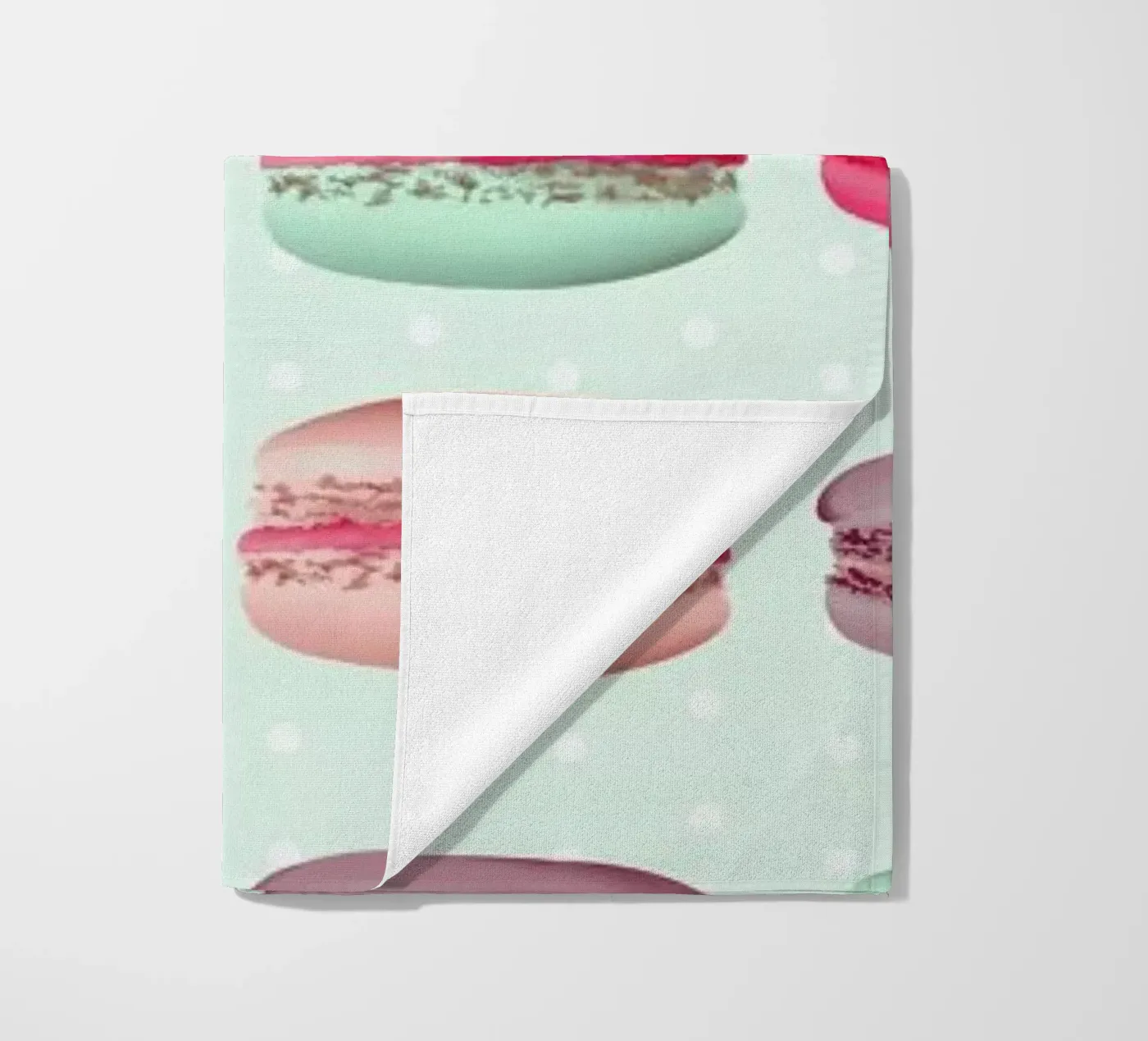 Macarons strandhanddoek van youdesignme