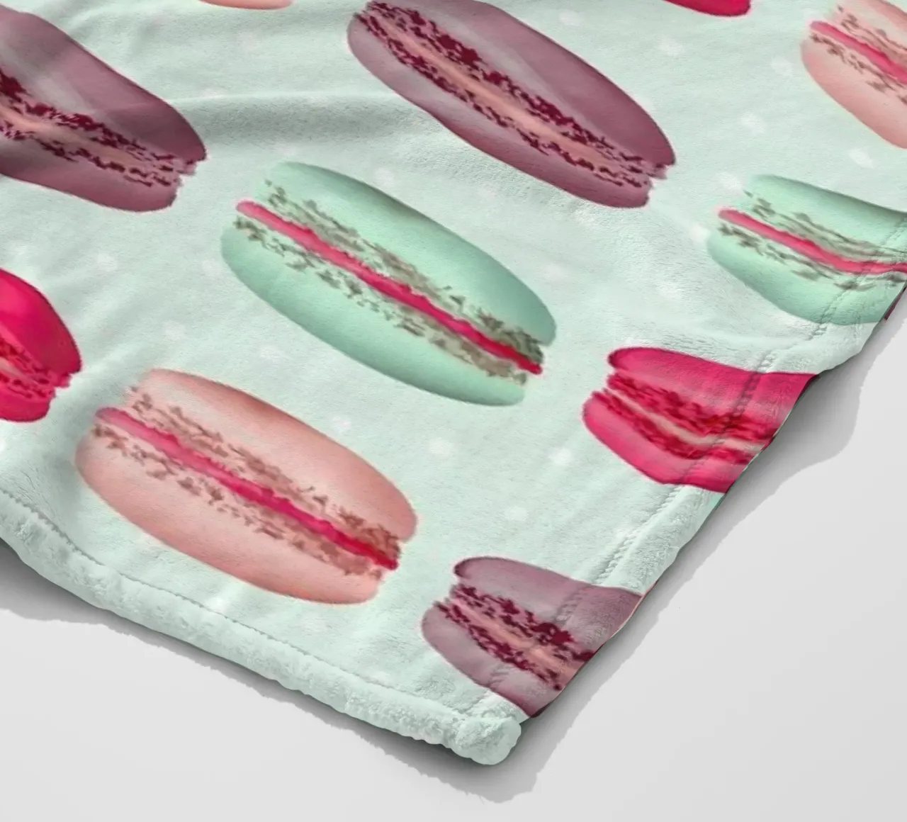 Macarons fleecedeken van youdesignme
