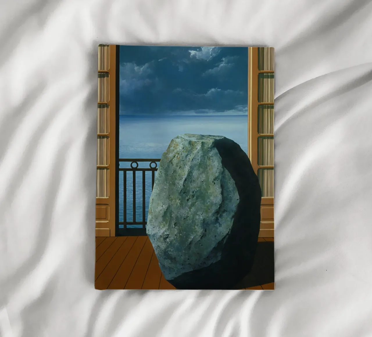 Le monde invisible (The Invisible World) by René Magritte notebook by Classic Art Prints