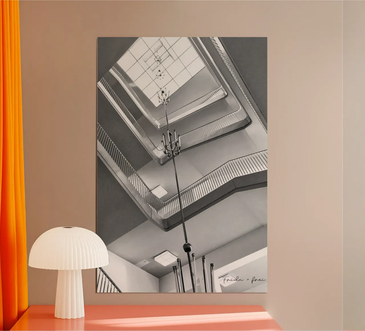 Treppenhaus poster da Frida + frei