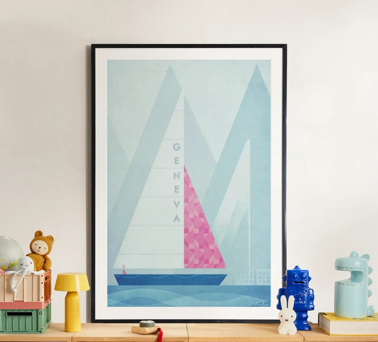 voilier architecture loisirs poster avec cadre en plastique de unyil shope