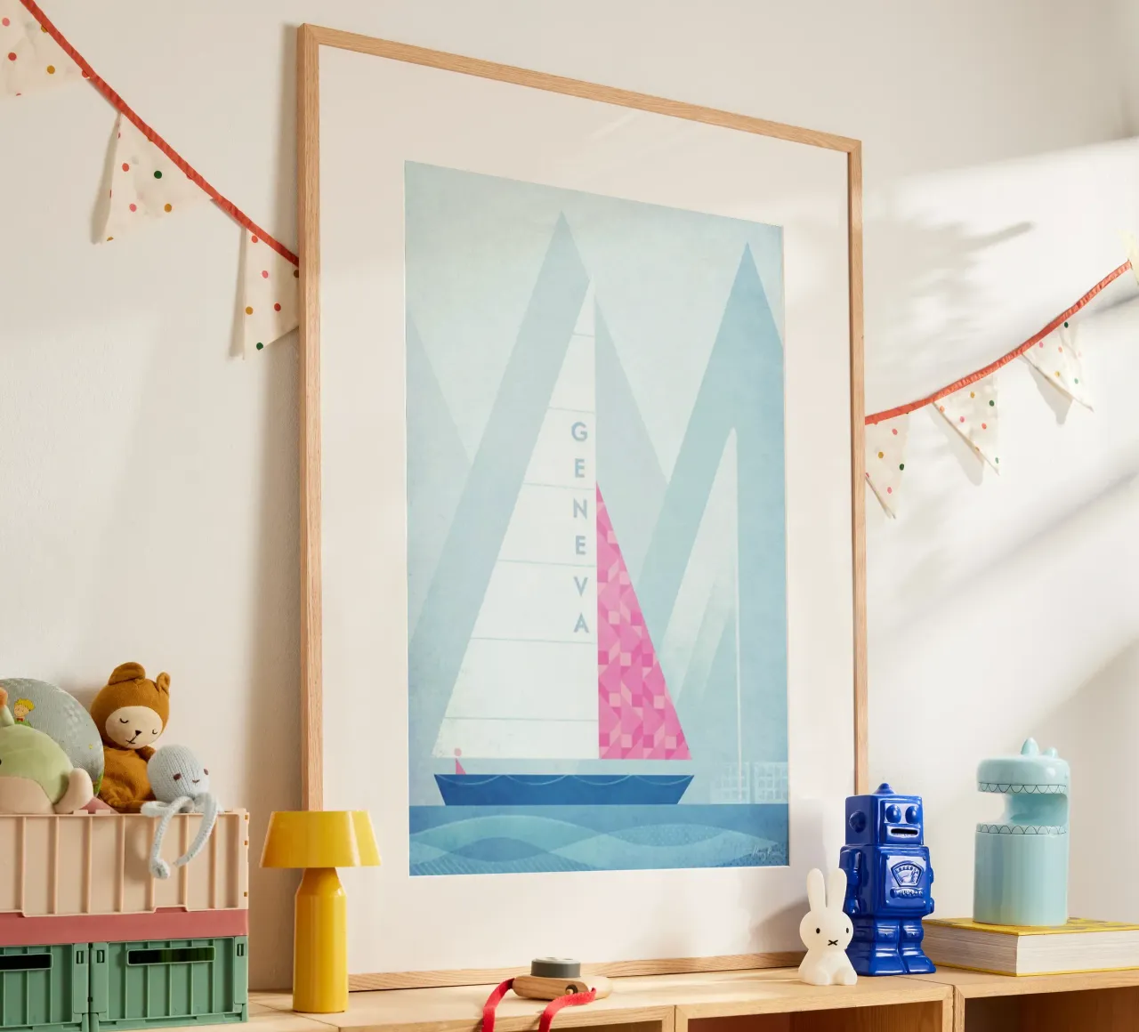 voilier architecture loisirs poster avec cadre en plastique de unyil shope