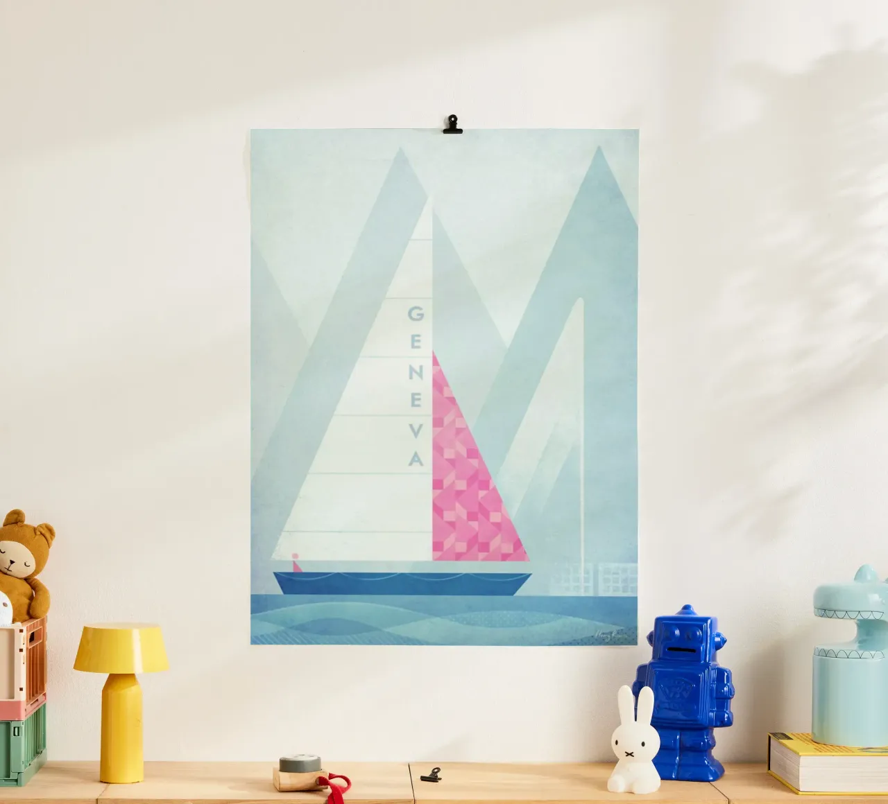 voilier architecture loisirs poster avec cadre en plastique de unyil shope