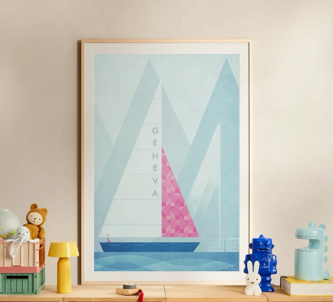 voilier architecture loisirs poster avec cadre en plastique de unyil shope