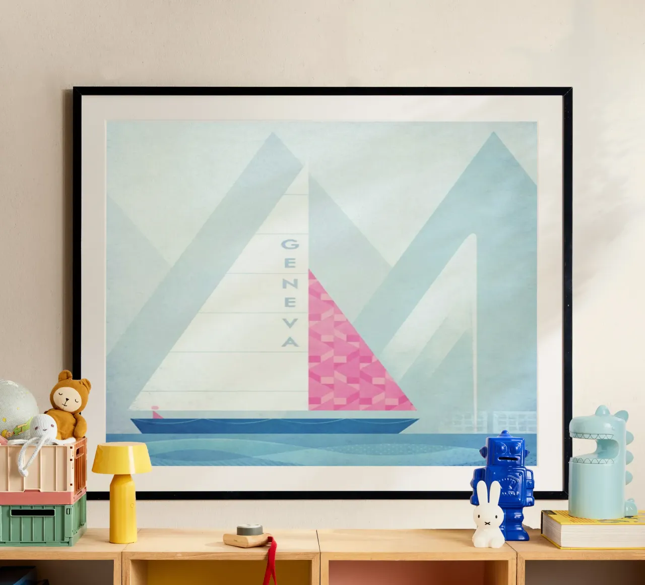 voilier architecture loisirs poster avec cadre en plastique de unyil shope