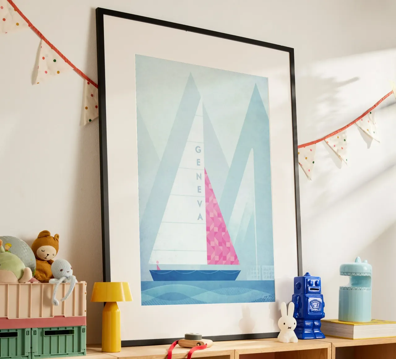 voilier architecture loisirs poster avec cadre en plastique de unyil shope