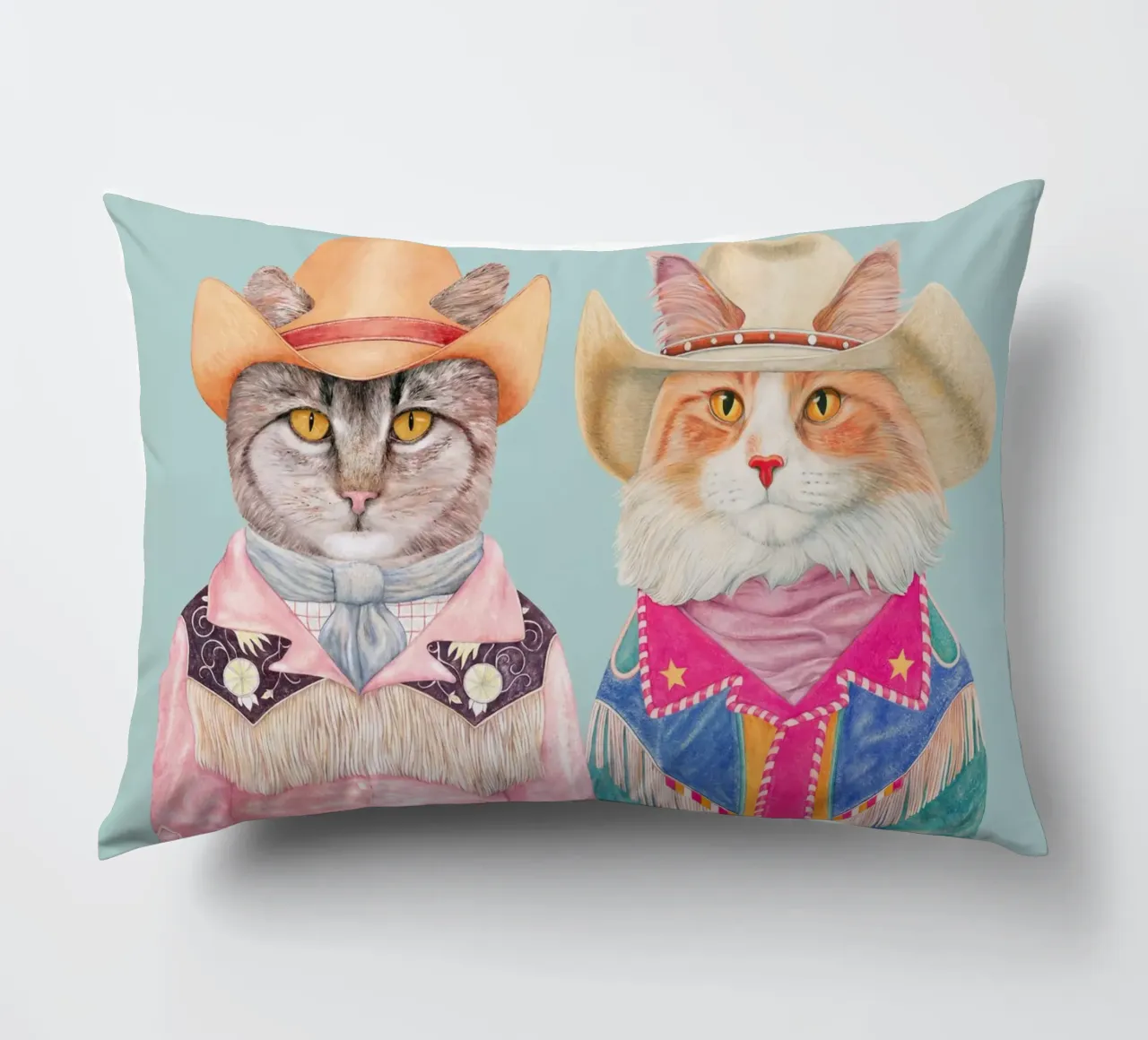 Gatti Rodeo - Tabby e Ginger cuscino da Animal Crew
