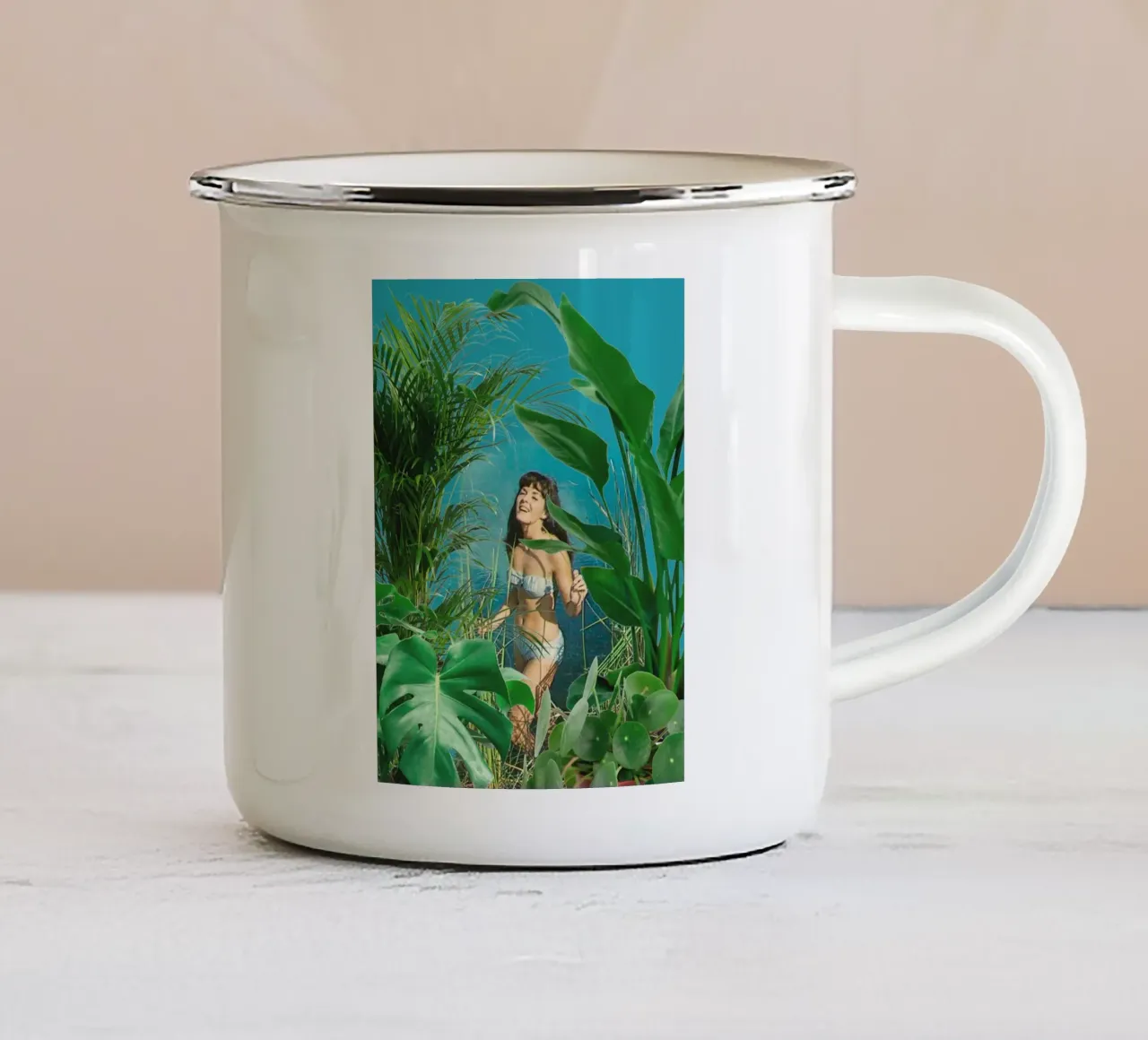 Jane of the Jungle tazza in smalto da MsGonzalez