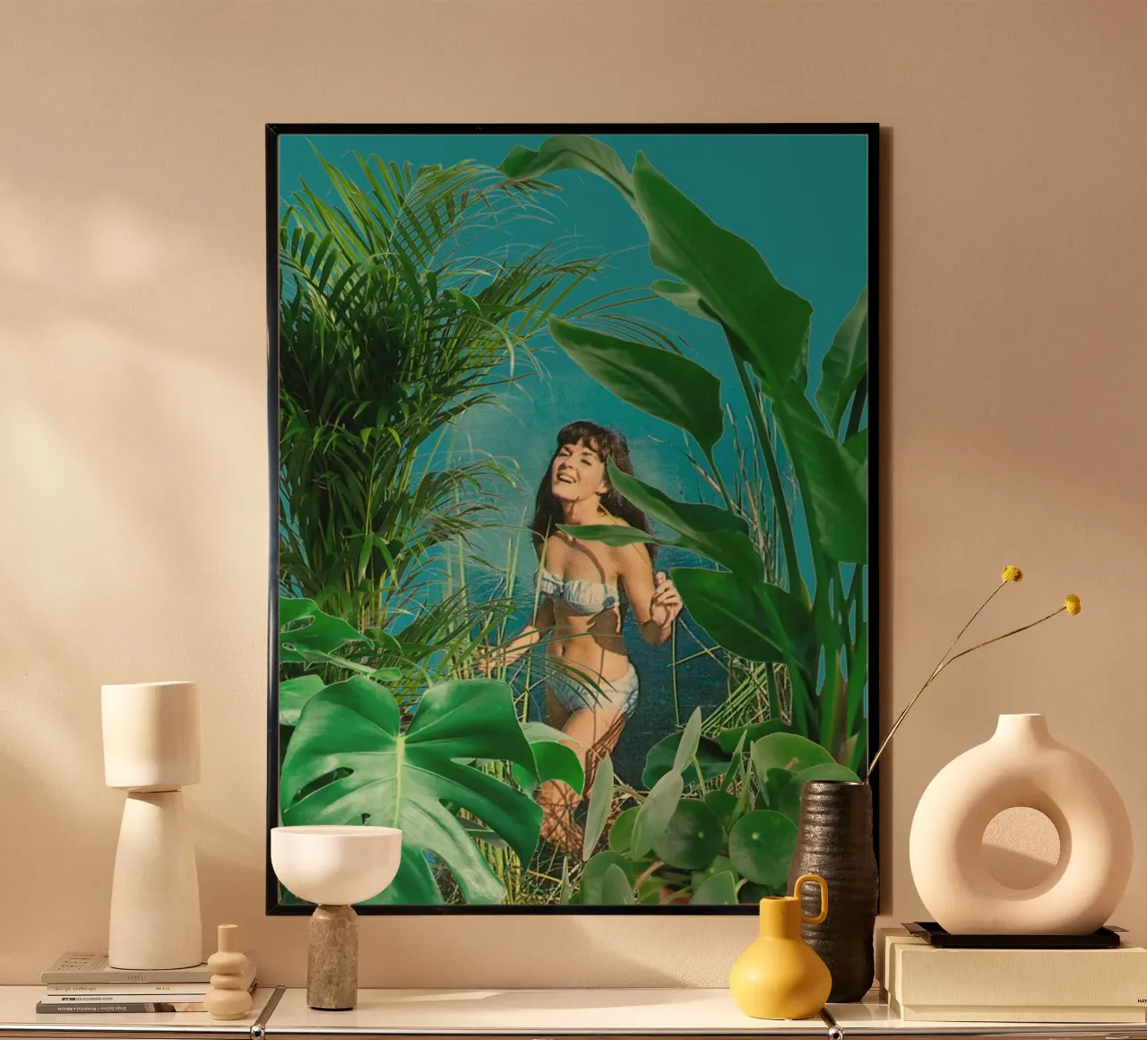 Jane of the Jungle poster con telaio in alluminio da MsGonzalez