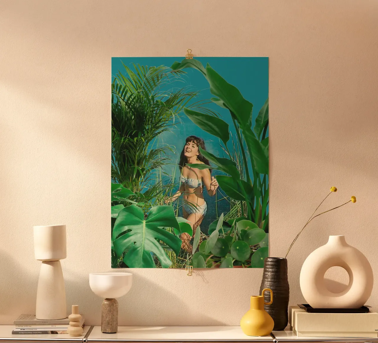 Jane of the Jungle poster con telaio in alluminio da MsGonzalez